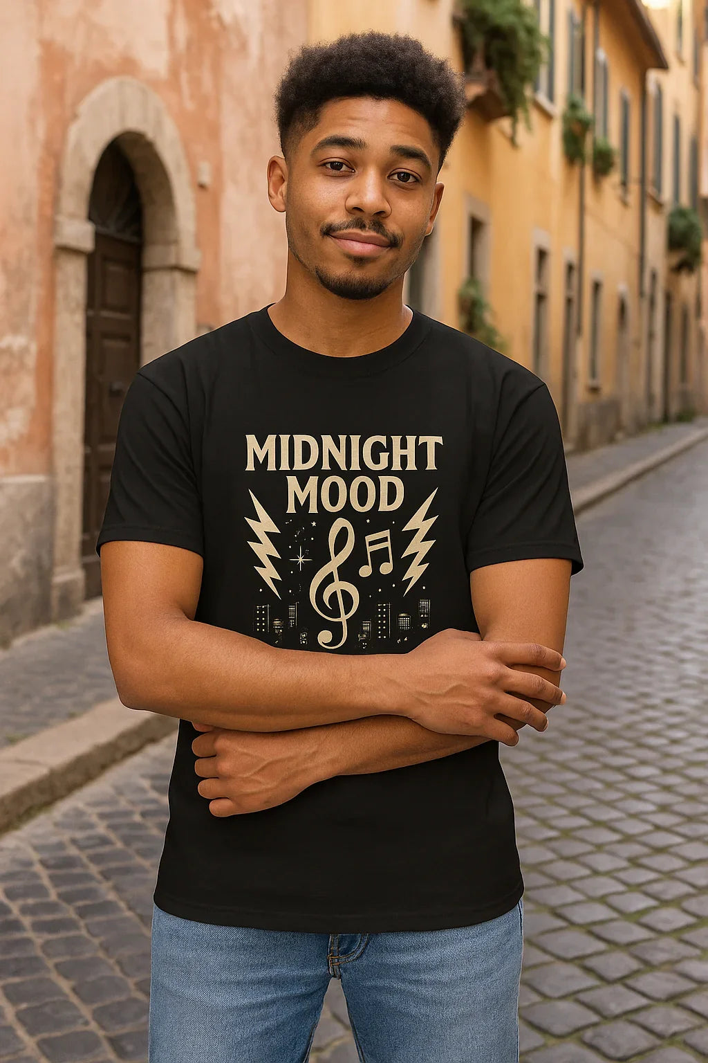 Midnight Mood T-Shirt – Urban Music Energy - RaZits