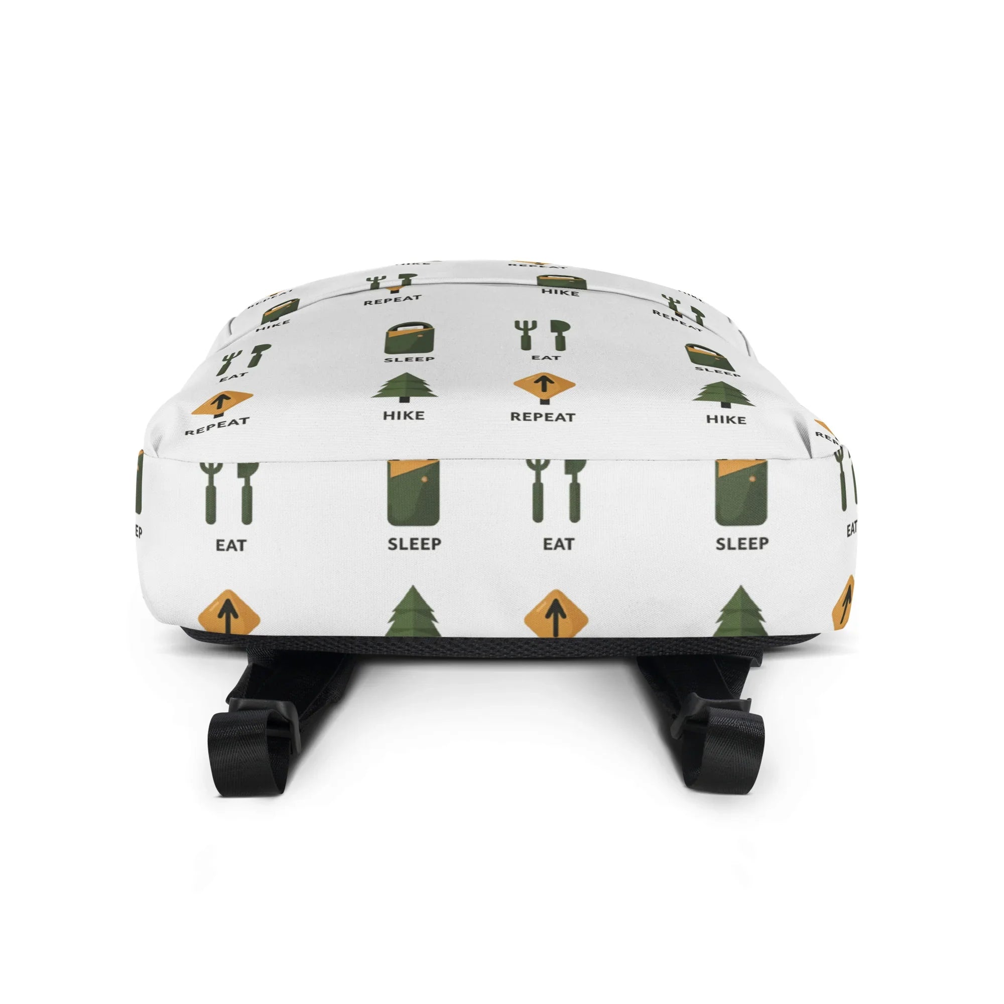 Sleep Eat Hike Repeat Backpack – Minimalist Hiking Icons - RaZits