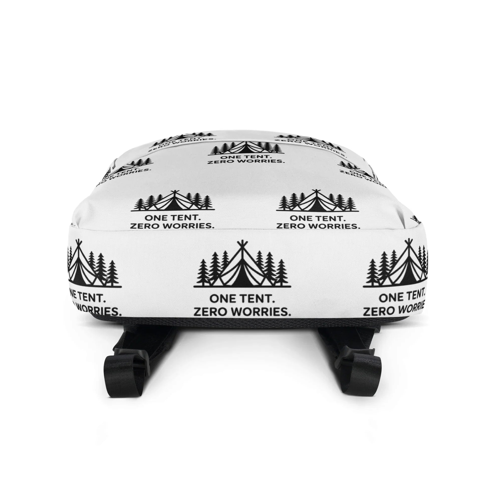 One Tent Zero Worries Backpack – Minimal Camp Tent Graphic - RaZits