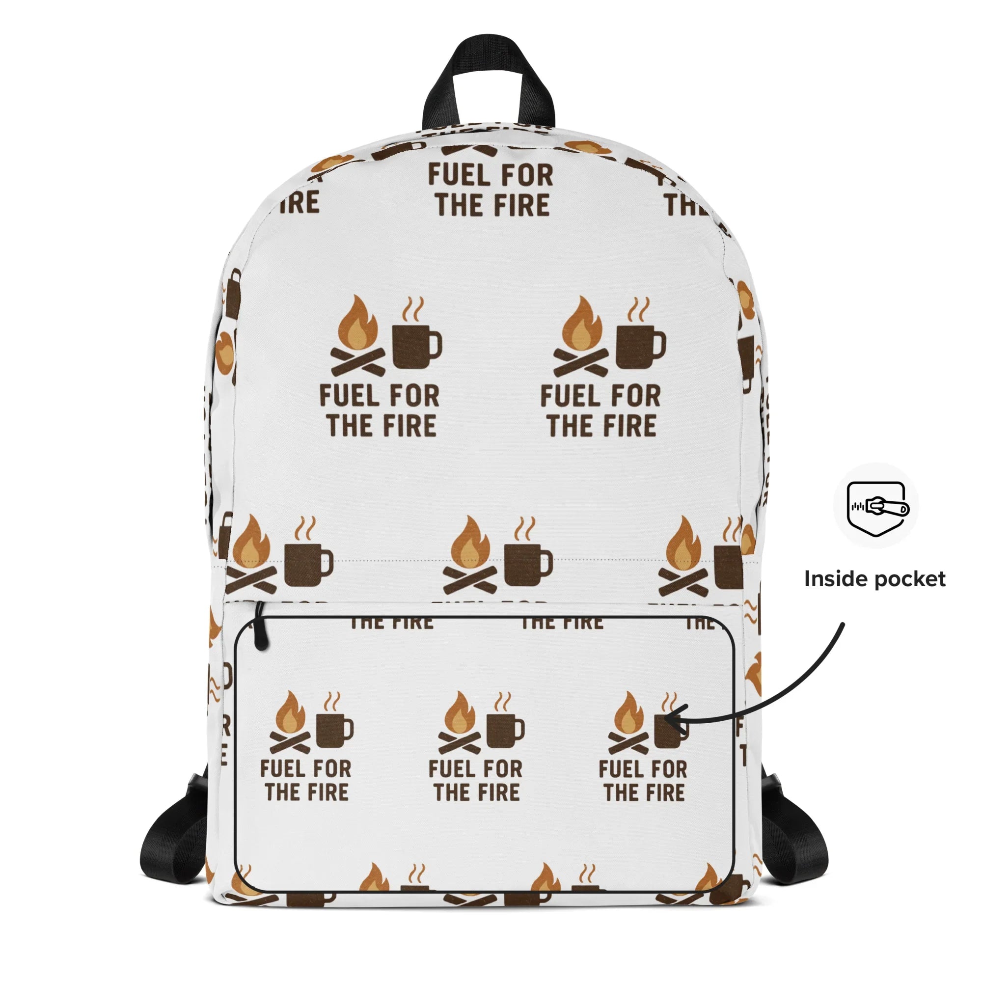 Fuel for the Fire Backpack – Coffee & Campfire Graphic - RaZits
