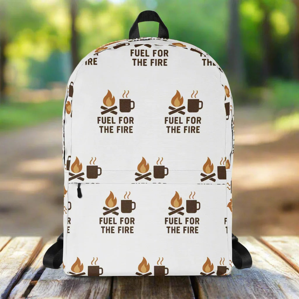 Fuel for the Fire Backpack – Coffee & Campfire Graphic - RaZits