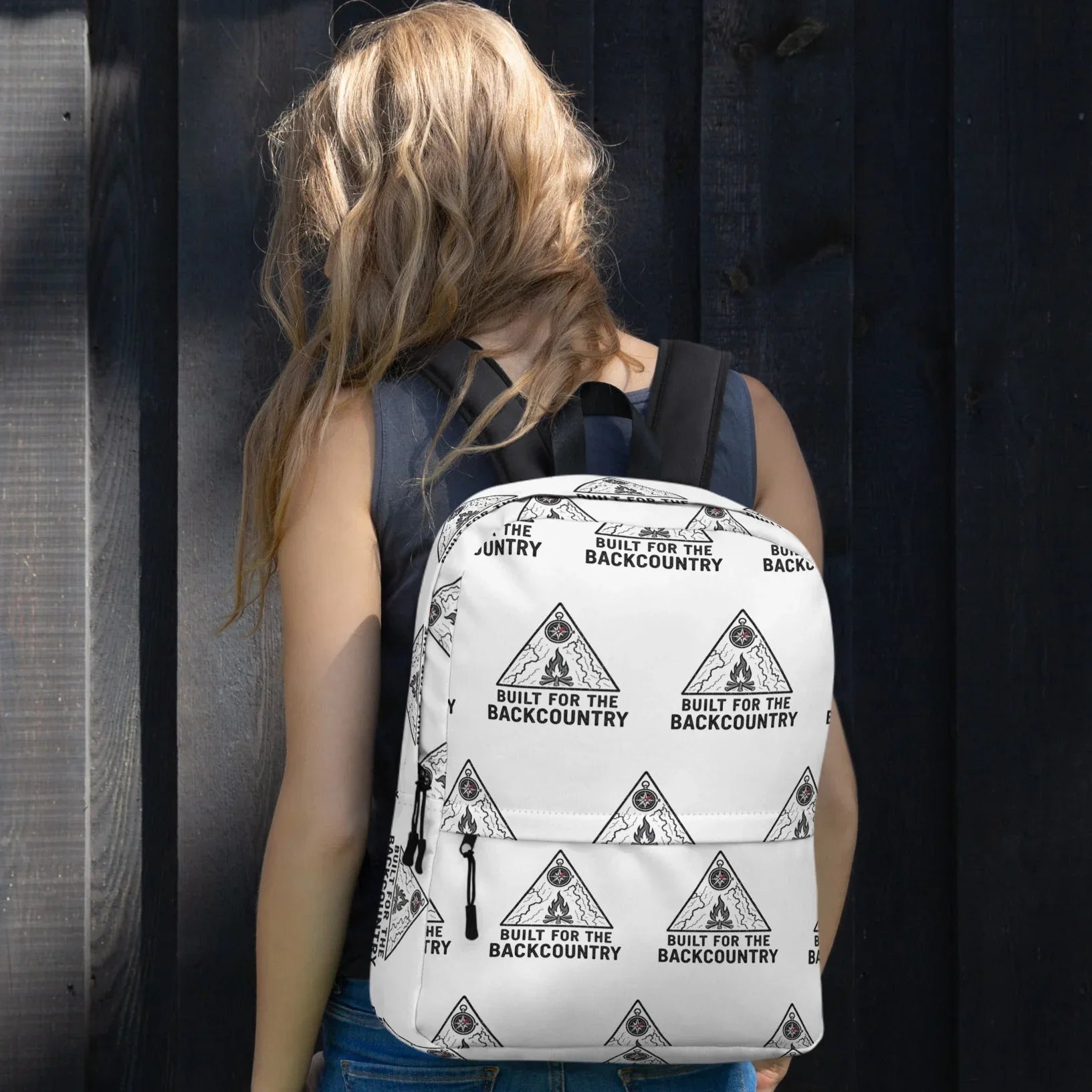 Built for the Backcountry Backpack – Compass & Campfire Graphic - RaZits