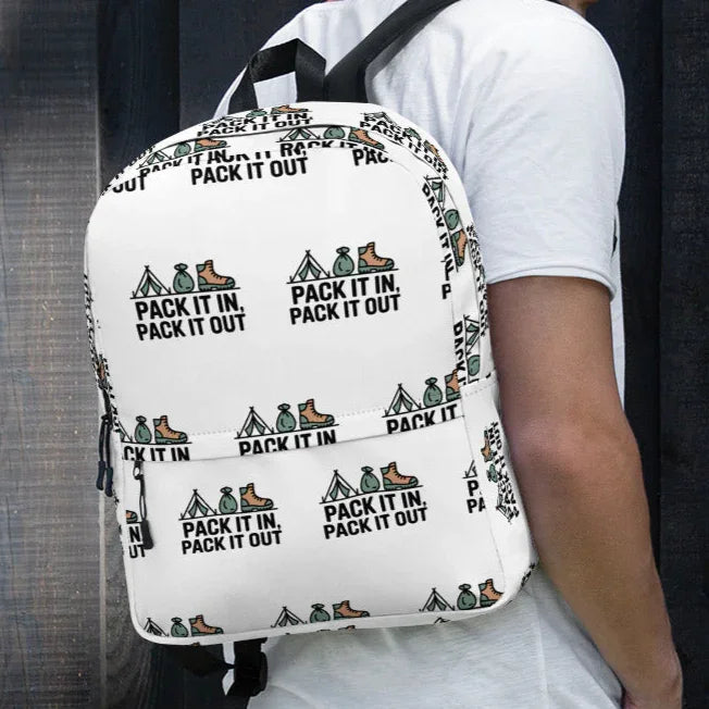 Pack It In Pack It Out Backpack – Leave No Trace Design - RaZits