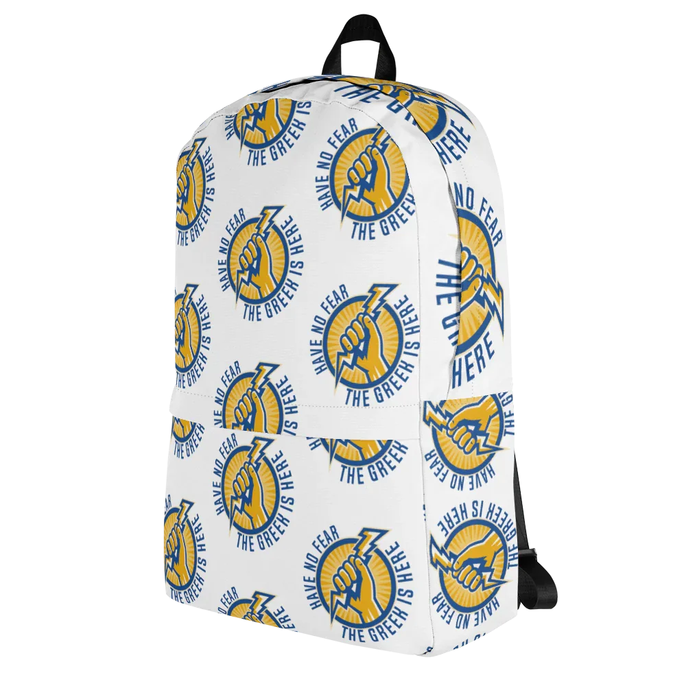 Greek Lightning Backpack – Bold Statement Travel Bag - RaZits