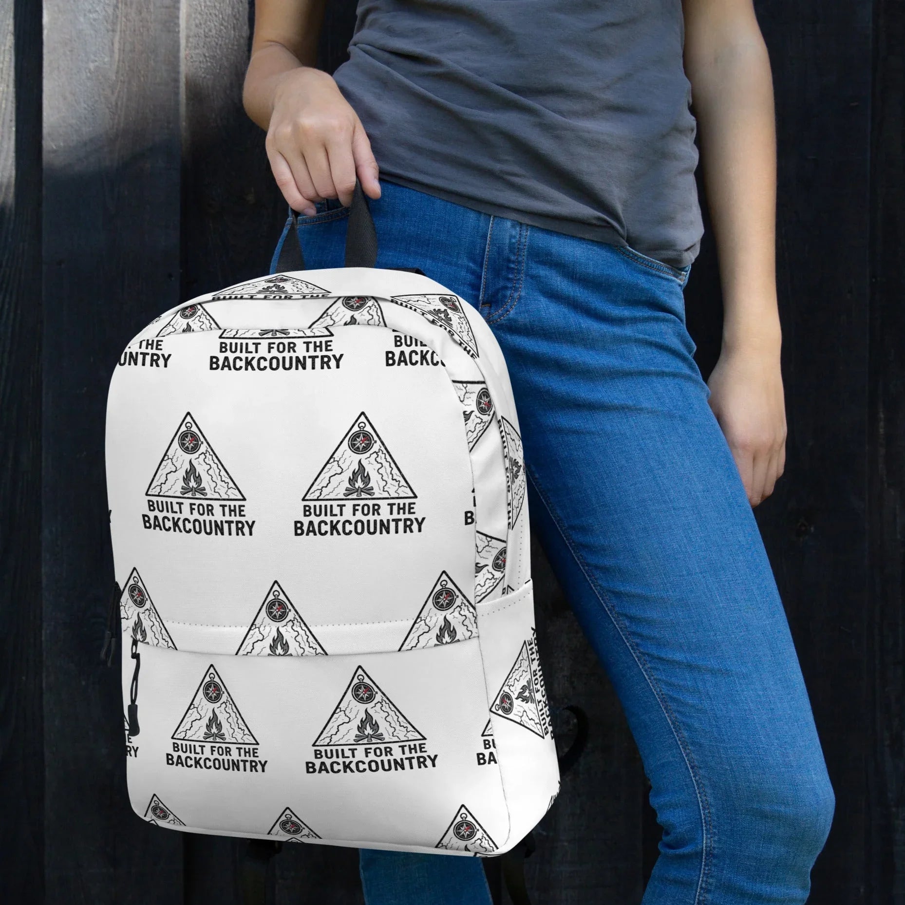 Built for the Backcountry Backpack – Compass & Campfire Graphic - RaZits
