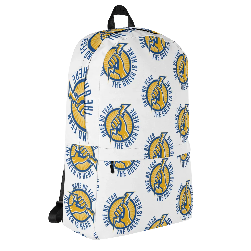Greek Lightning Backpack – Bold Statement Travel Bag - RaZits