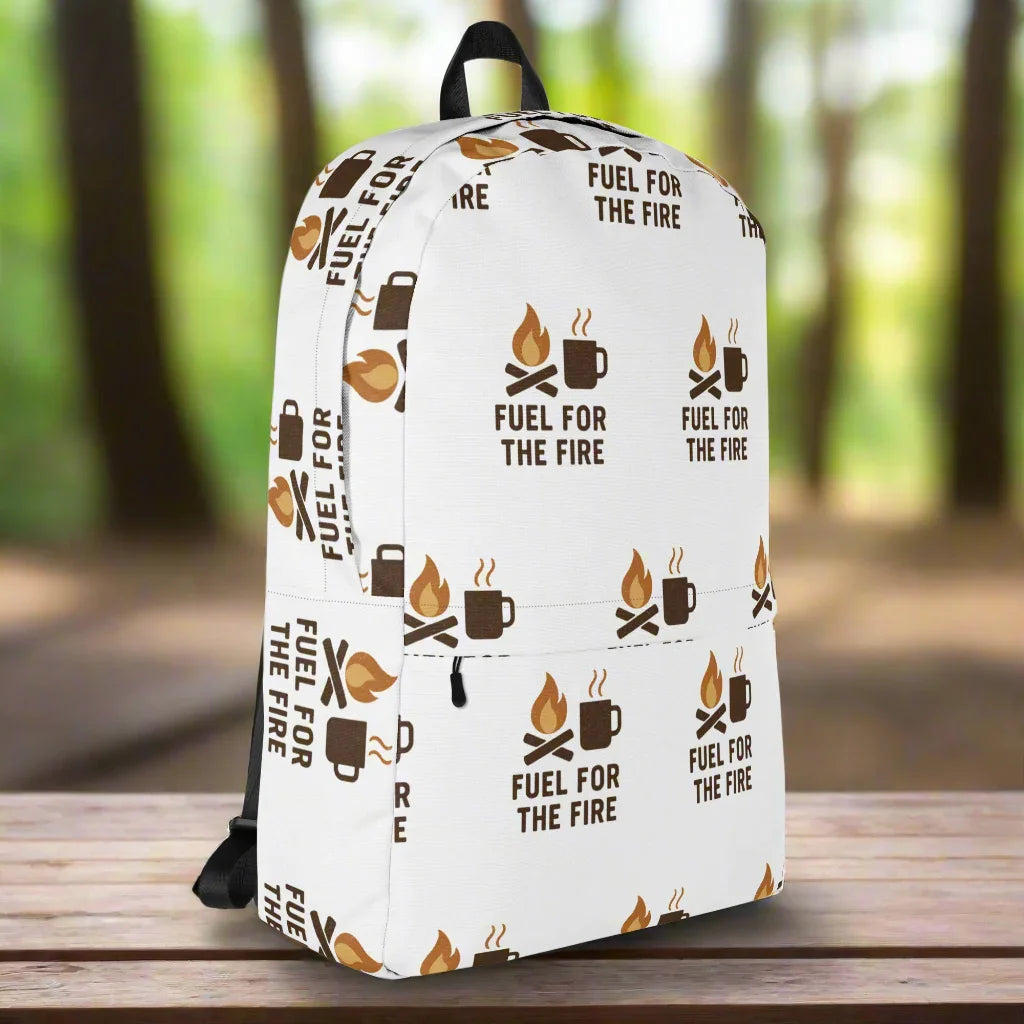 Fuel for the Fire Backpack – Coffee & Campfire Graphic - RaZits