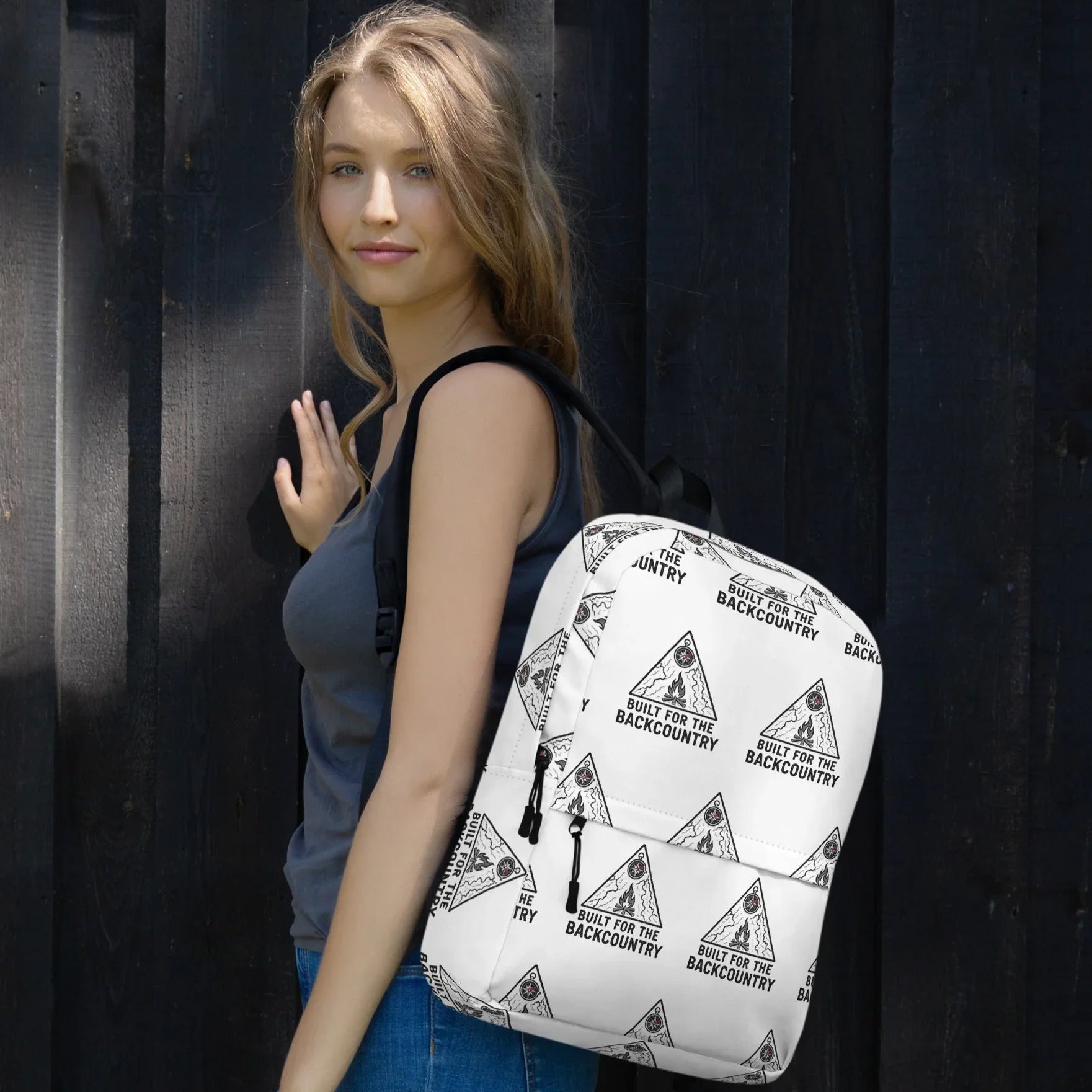 Built for the Backcountry Backpack – Compass & Campfire Graphic - RaZits