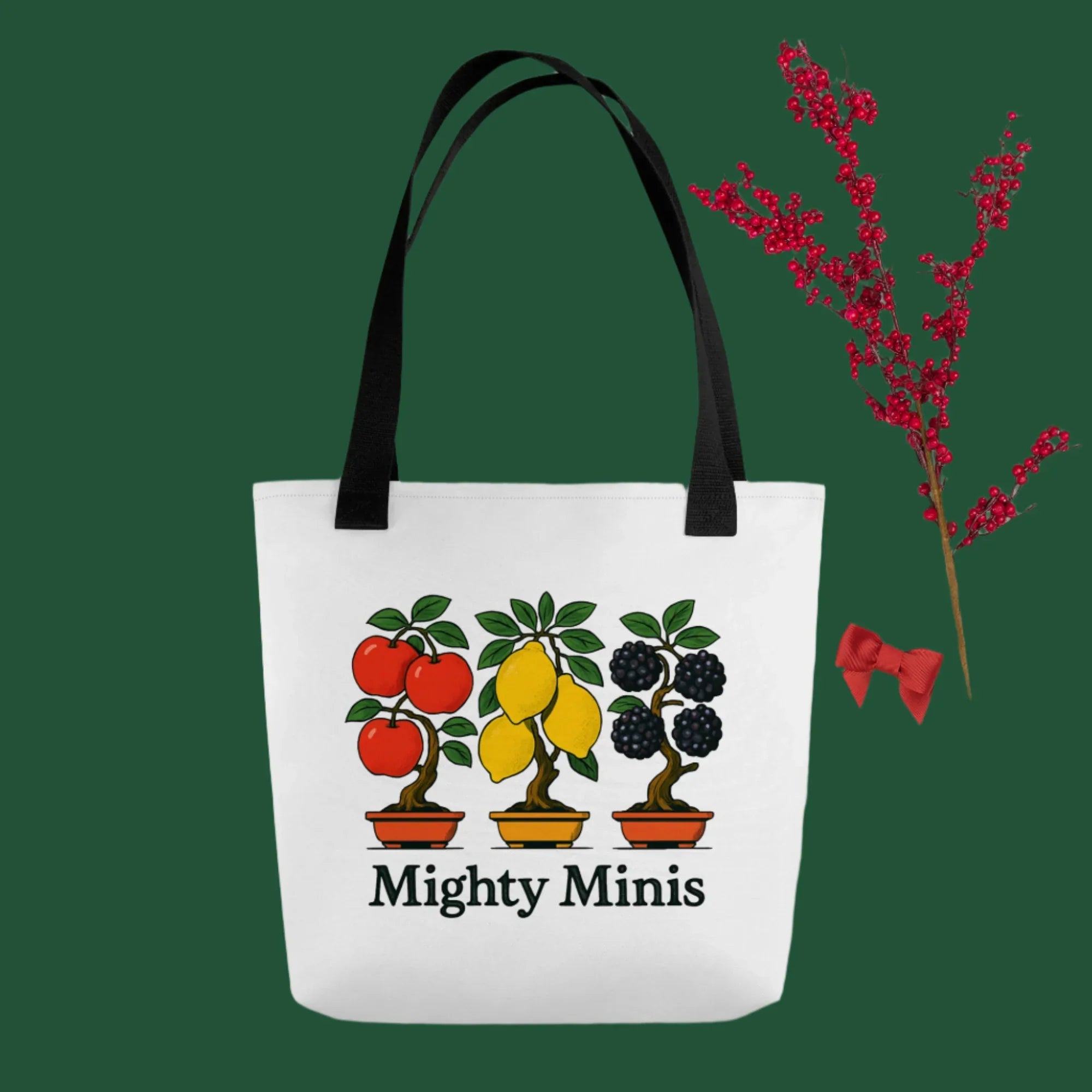 Mighty Minis Tote Bag – Bonsai Apple, Lemon & Berry Trees - RaZits