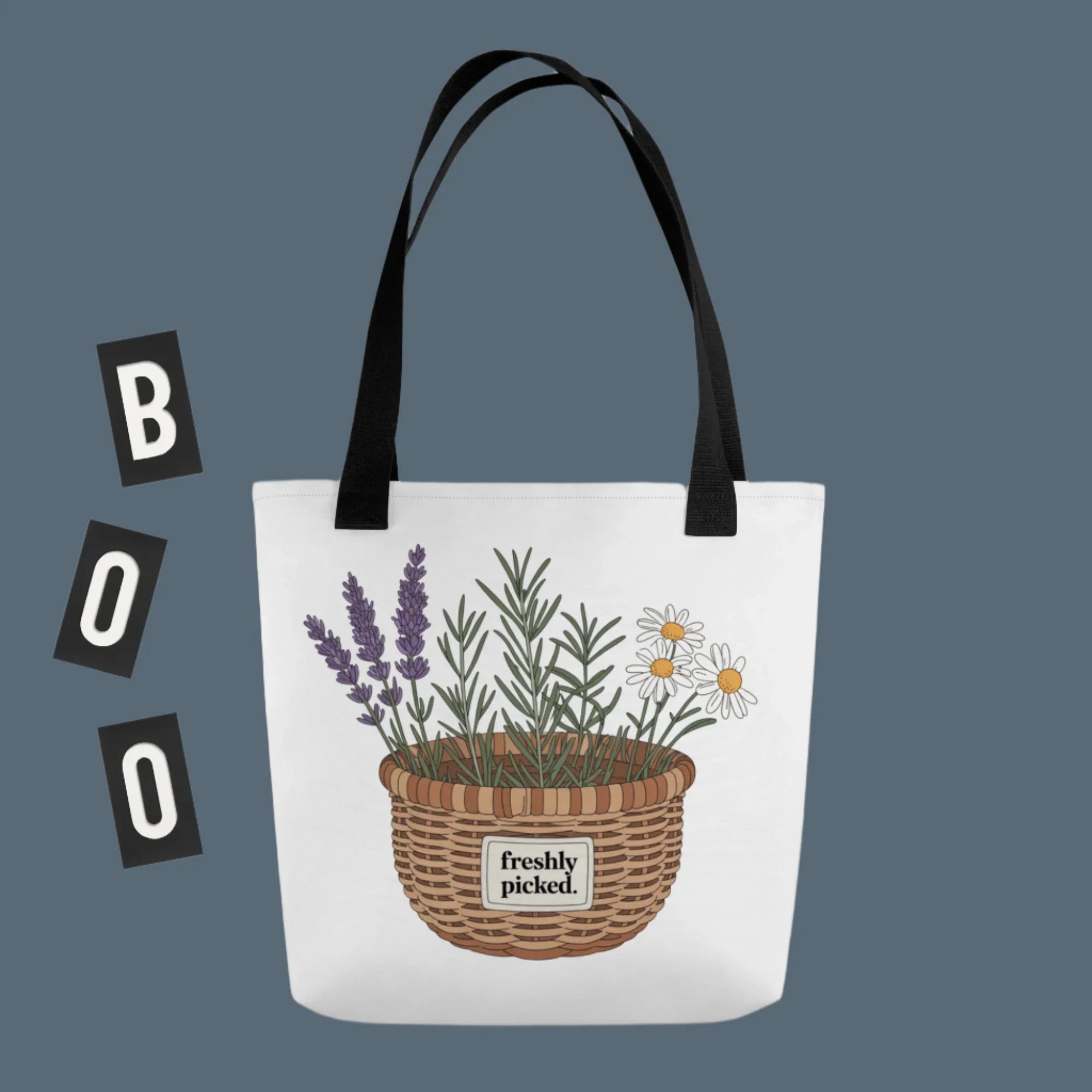 Freshly Picked Tote – Cottagecore Herb Garden Bag - RaZits