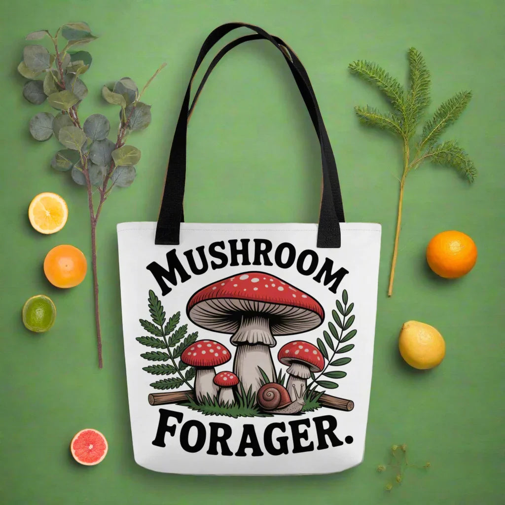 Mushroom Forager Tote – Fungi Forestcore Adventure Bag - RaZits