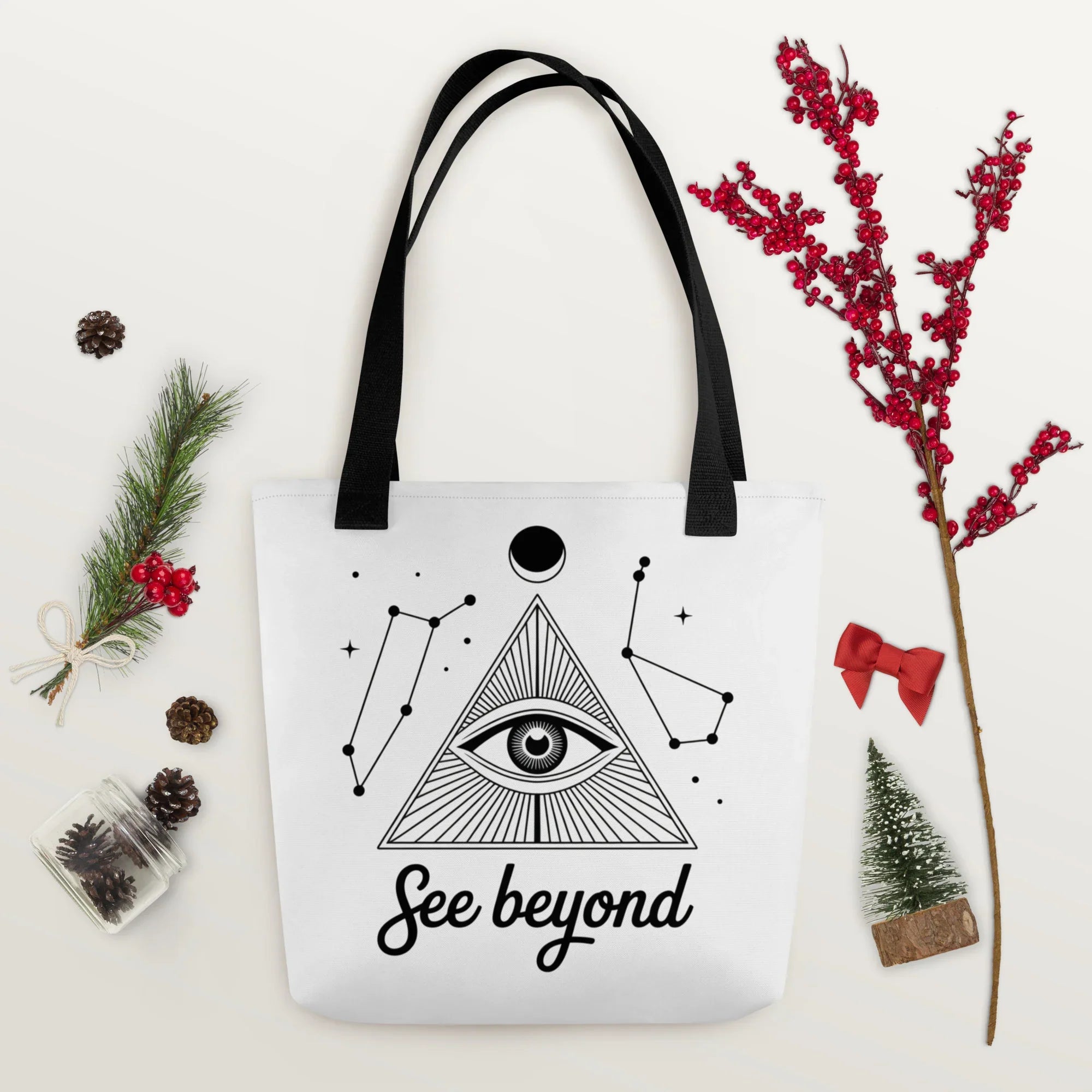 See Beyond Tote Bag – Third Eye & Constellations - RaZits