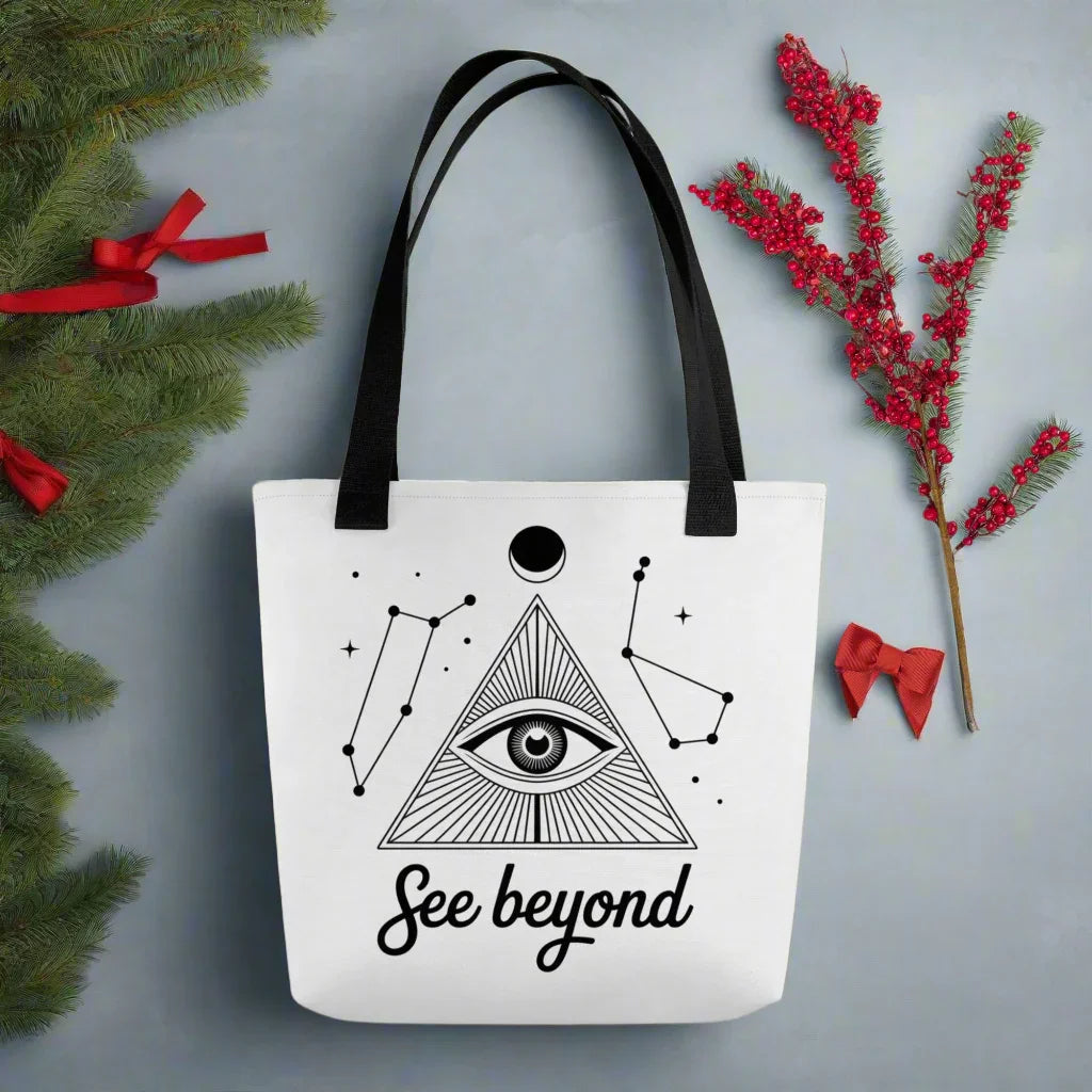 See Beyond Tote Bag – Third Eye & Constellations - RaZits