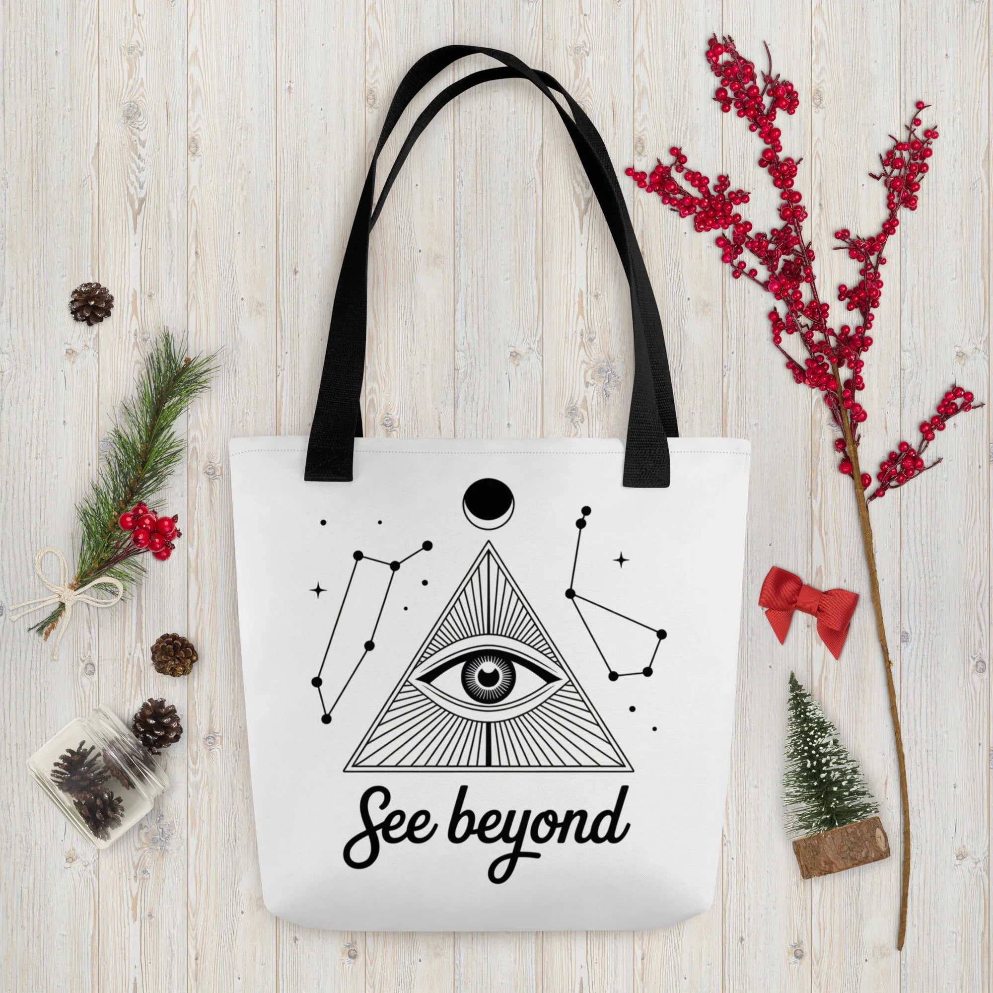 See Beyond Tote Bag – Third Eye & Constellations - RaZits