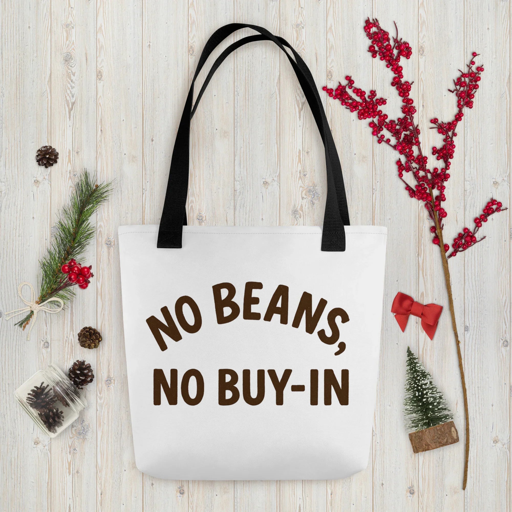 No Beans No Buy-In Tote – Coffee Club Humor - RaZits