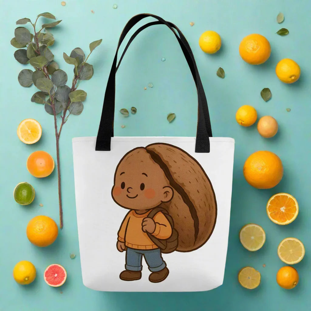 Bean Backpack Kid Tote – Cute Coffee Bean Character - RaZits