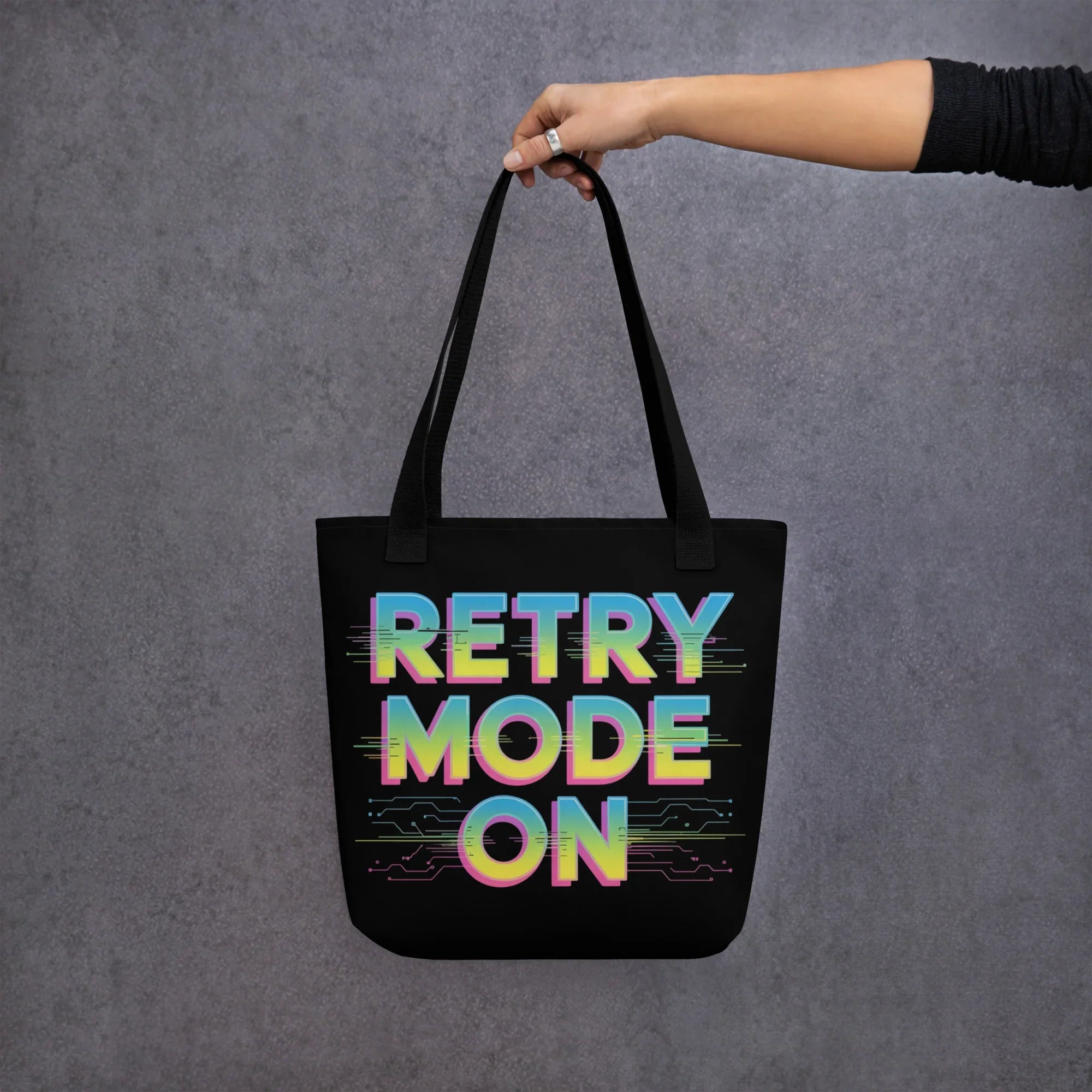Retry Mode On Gaming Tote Bag - RaZits