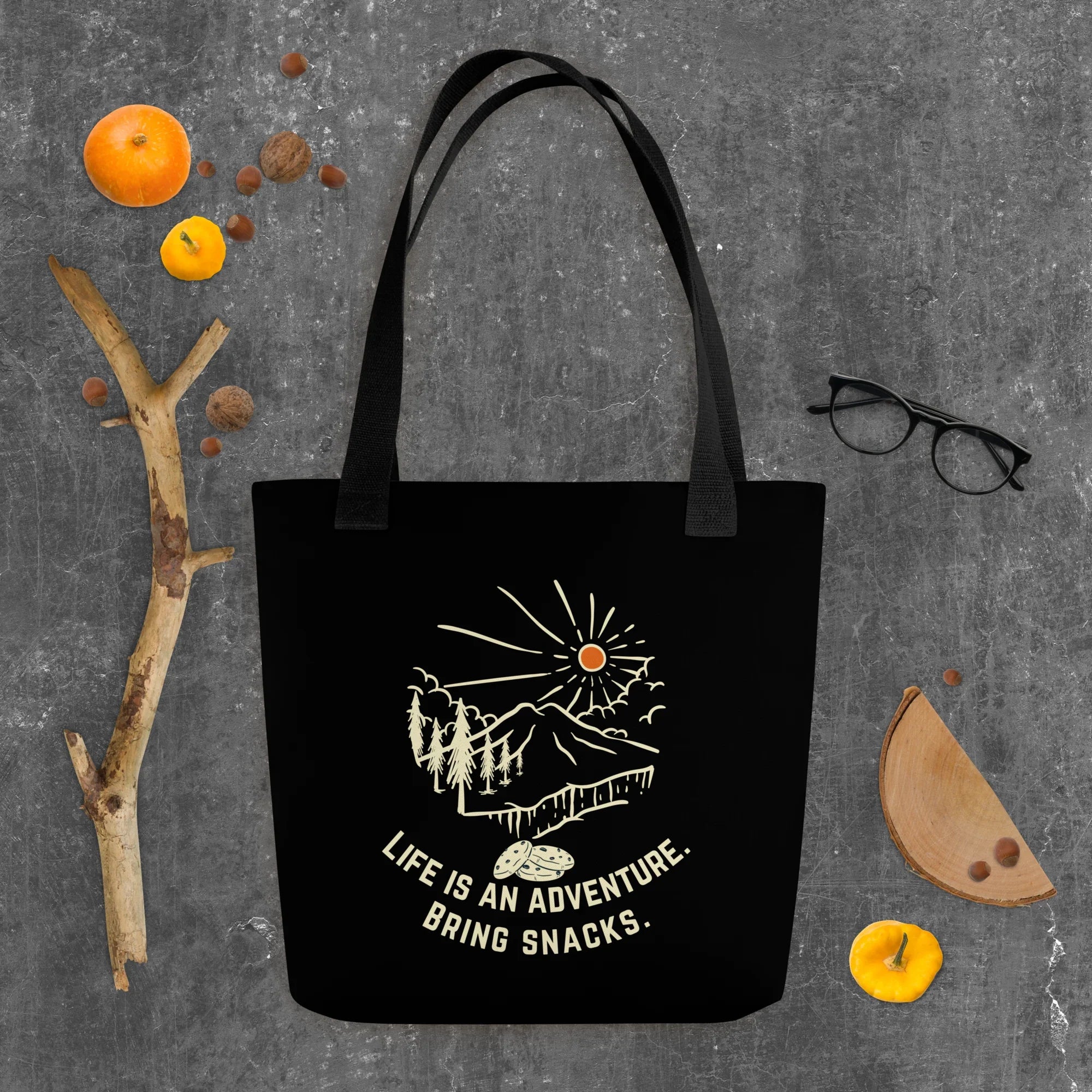 Life Is an Adventure Tote Bag – Fun Outdoor Snack Travel Bag - RaZits