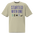 Birding Shirt in Faded Eucalyptus, front view: STARTED WITH ONE above a row of five bird feeders
