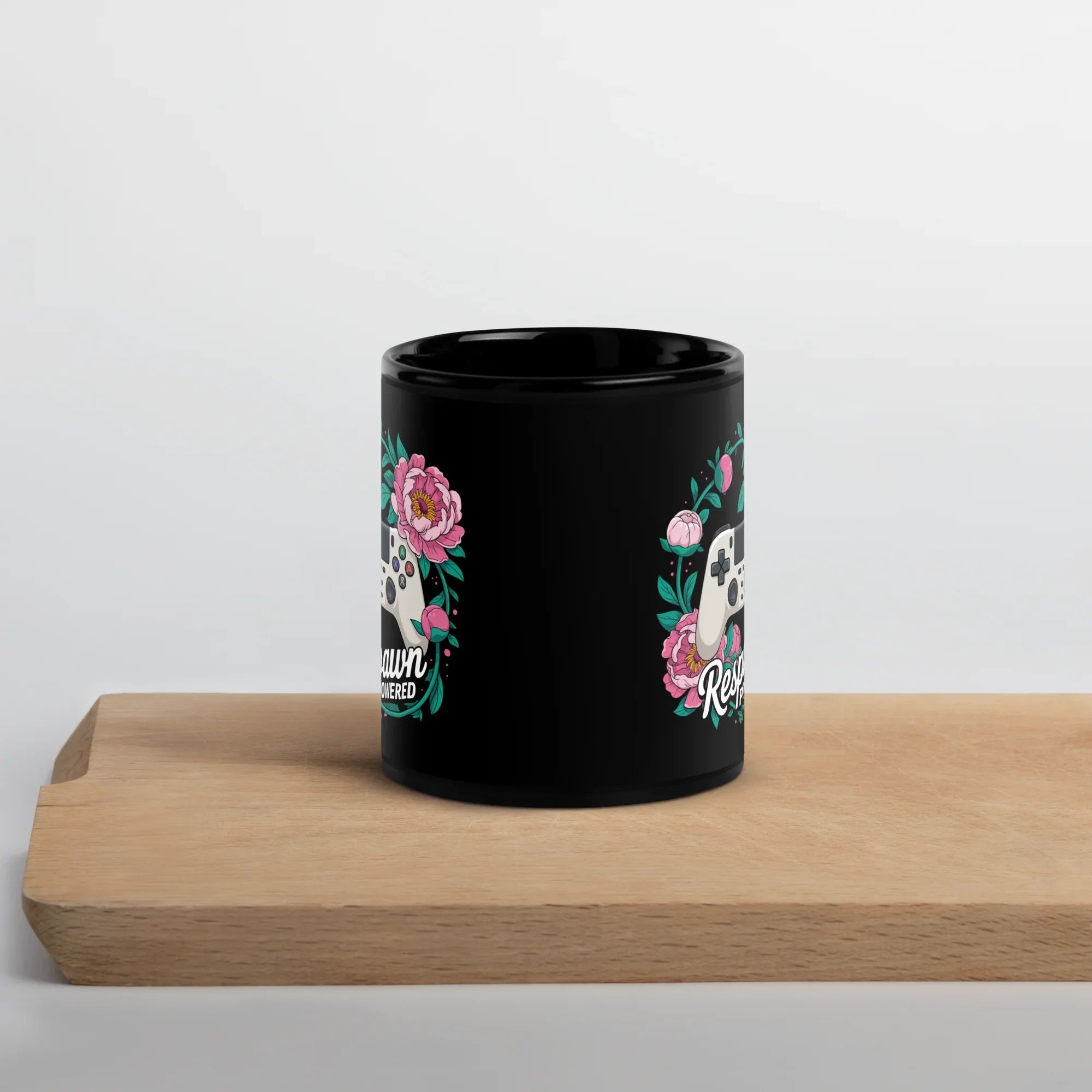 Respawn Powered Gamer Mug – Floral Controller Design for Girl Gamers - RaZits