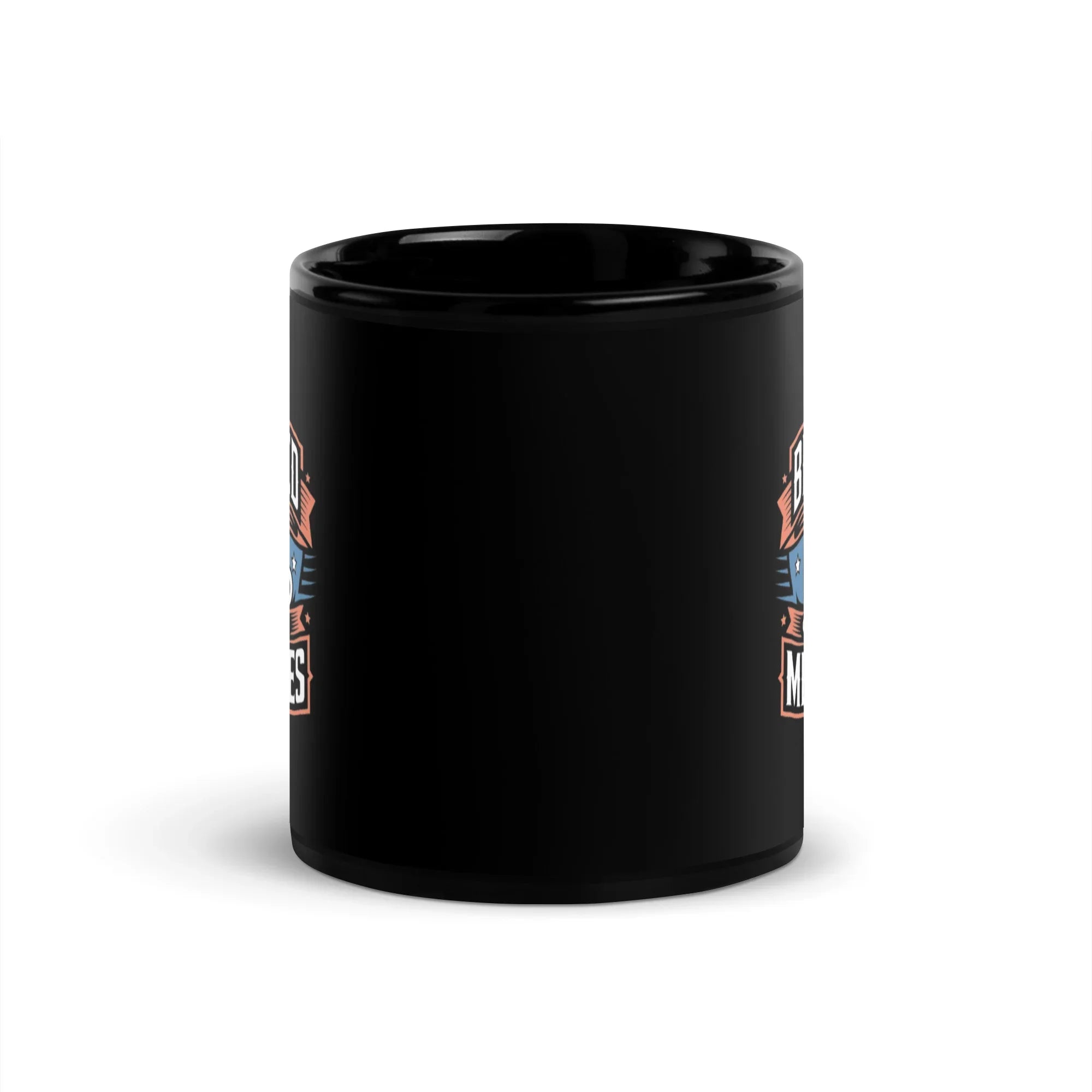 Brewed Melodies – Ceramic Glossy Black Mug - RaZits