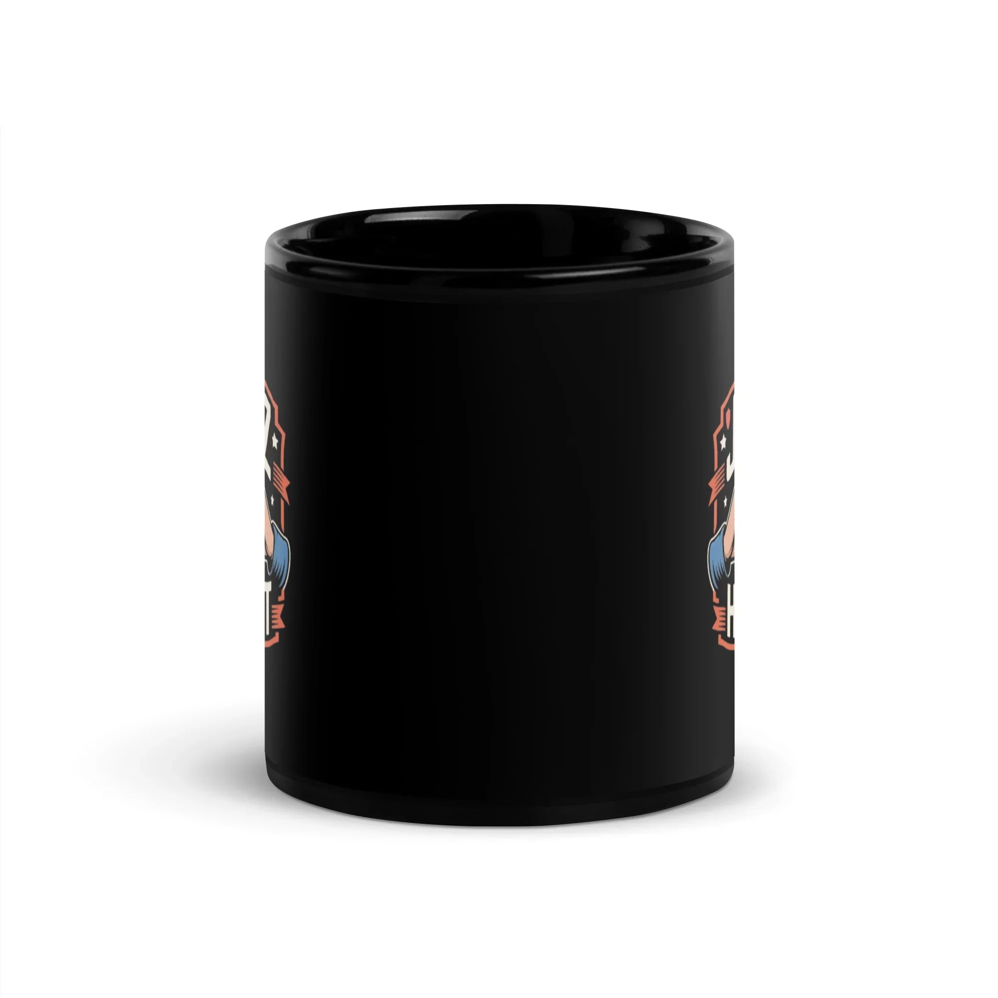 Jazz Heart – Ceramic Glossy Black Mug - RaZits