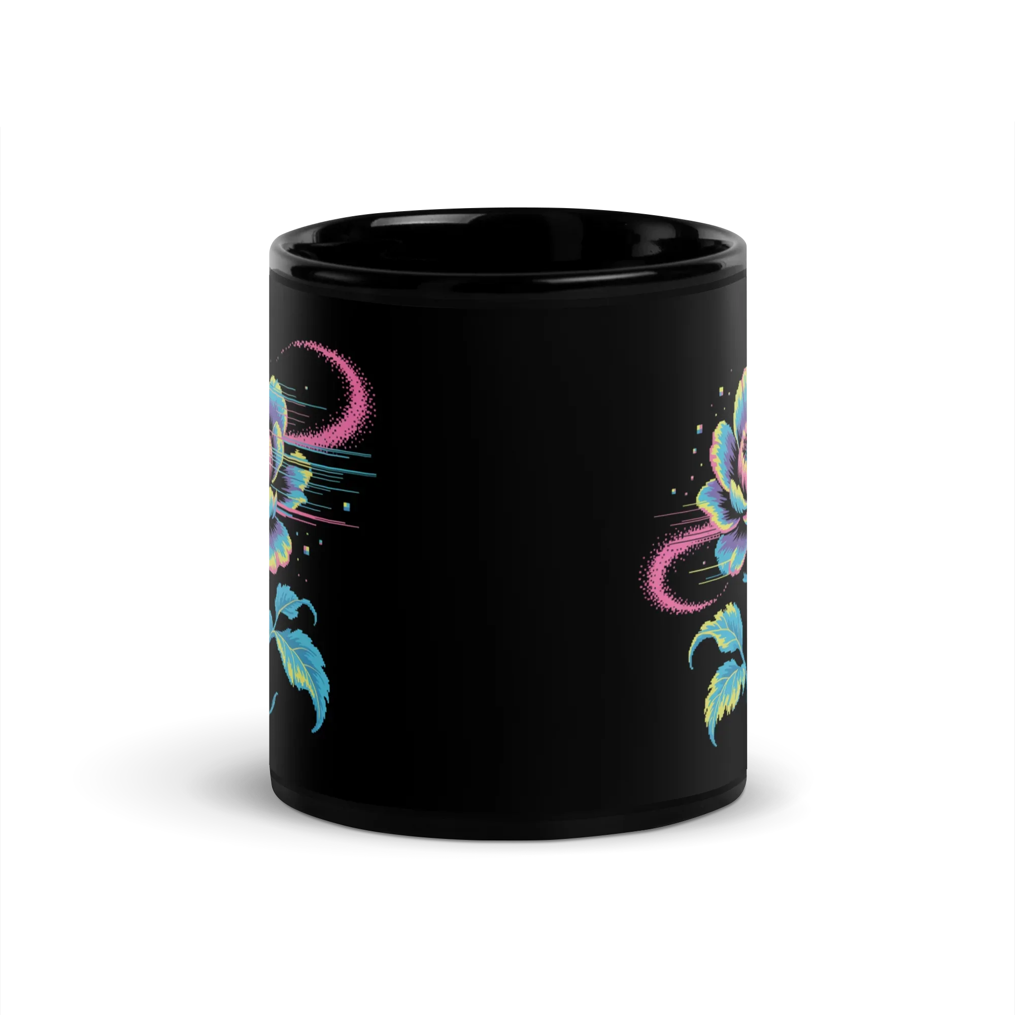 Pixel Bloom Art – Glitch Flower Design & Synthwave Floral Aesthetic - RaZits