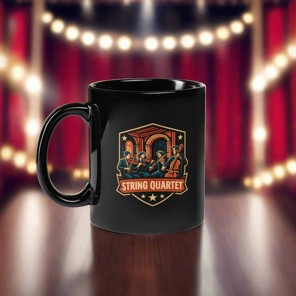 String Quartet Symphony Ceramic Mug - RaZits