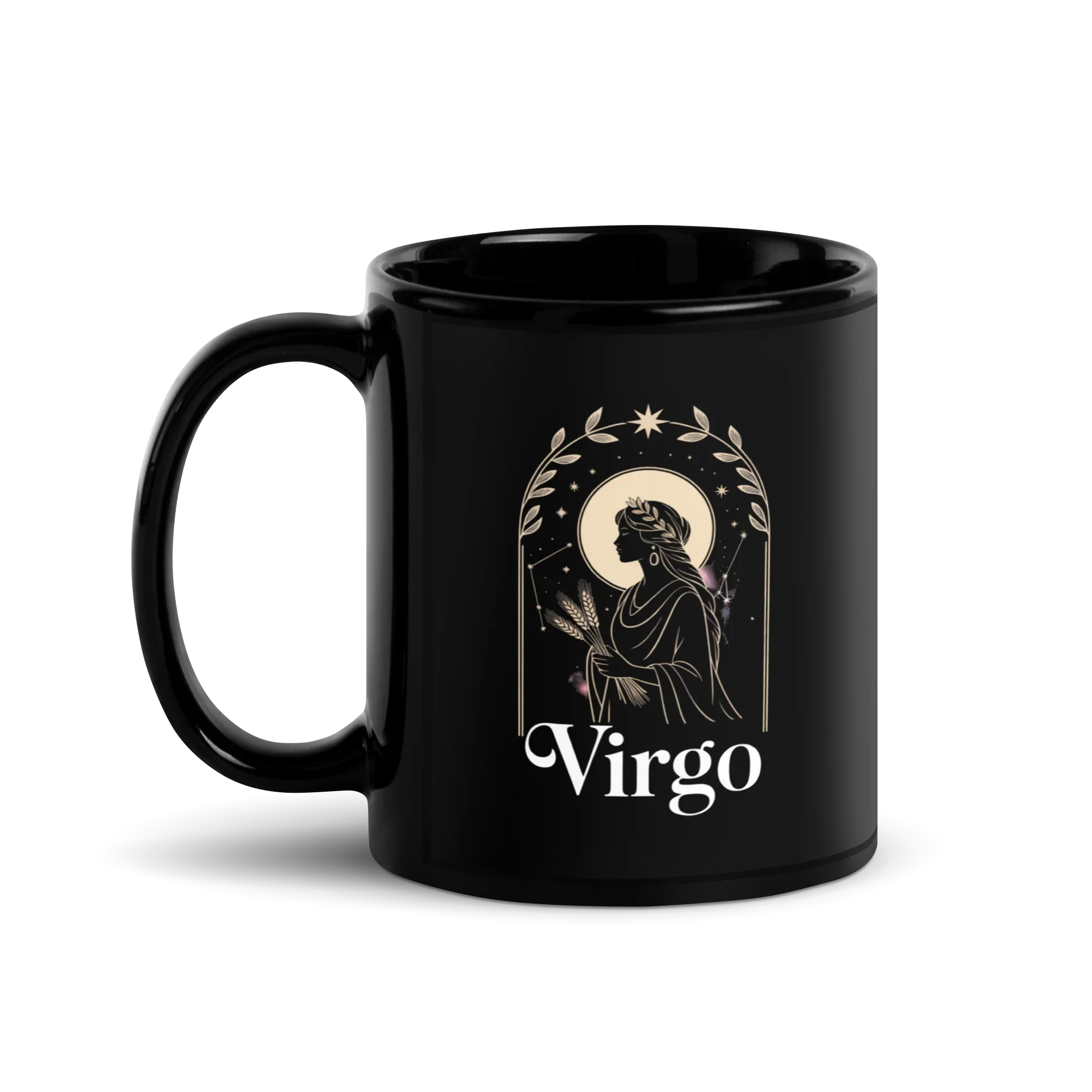 Virgo Zodiac Mug – Celestial Goddess Art - RaZits