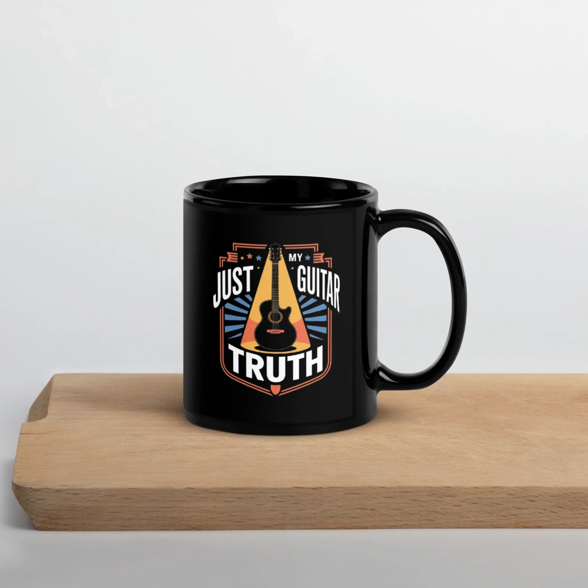 Just My Guitar Truth – Acoustic Music Lover Ceramic Mug - RaZits