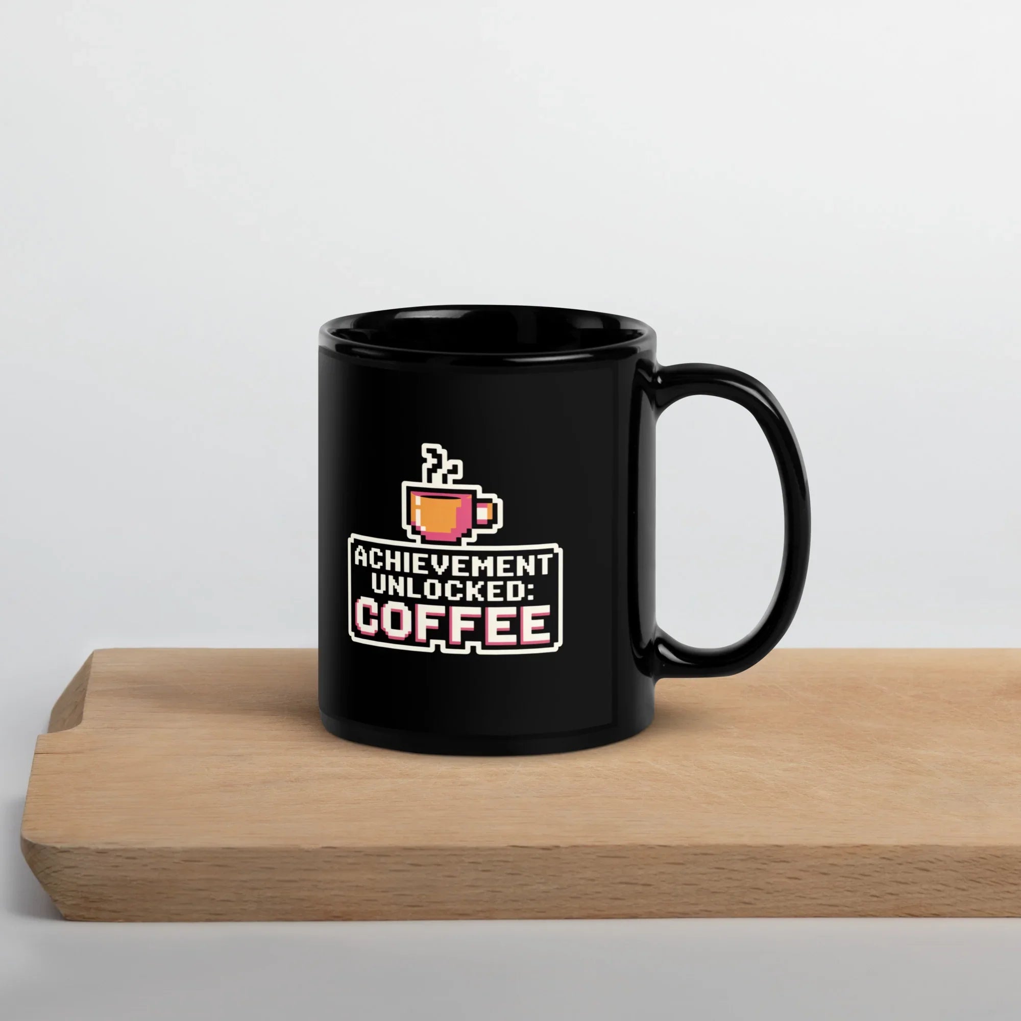 ACHIEVEMENT UNLOCKED: COFFEE – Pixel Gamer Energy Mug for Daily Grind Legends - RaZits