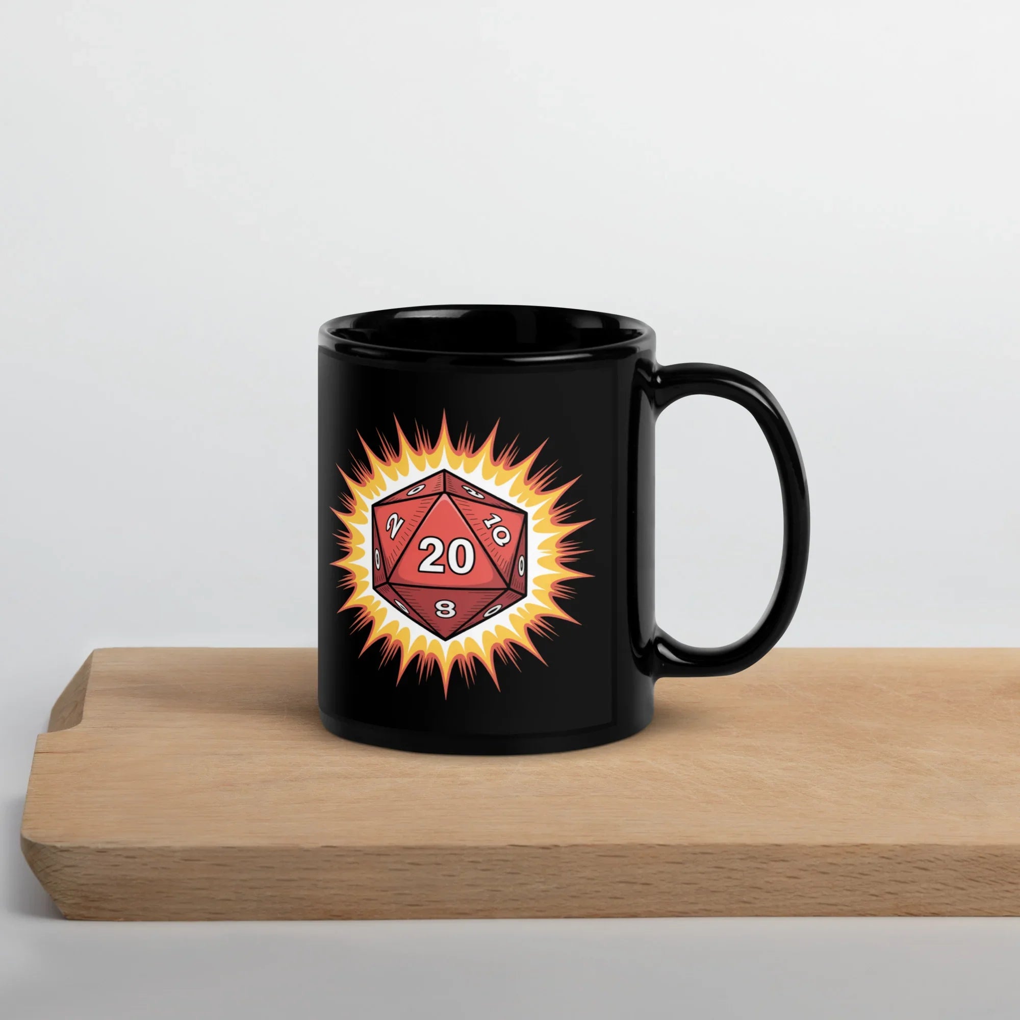 Nat 20 Energy – Critical Success Gamer Mug for RPG Adventurers - RaZits