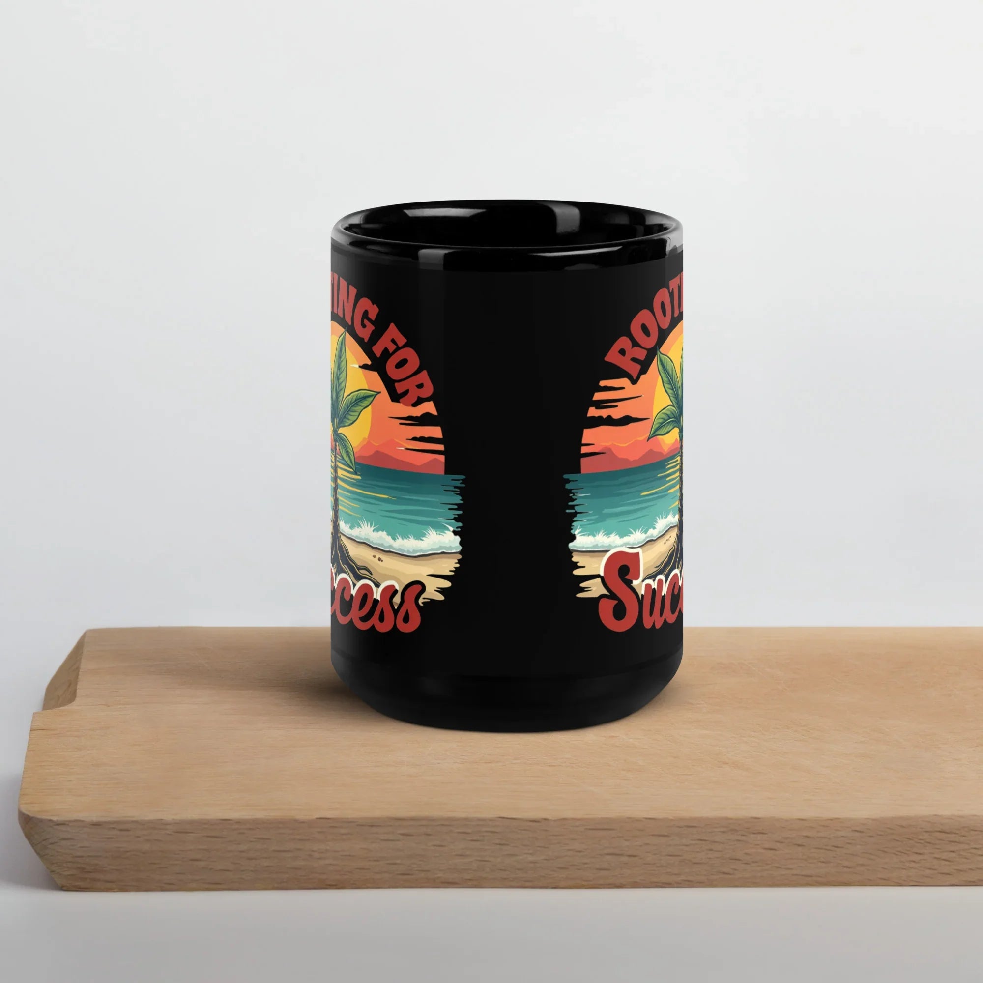 Motivational Mug – Rooting for Success Ceramic Coffee Cup - RaZits