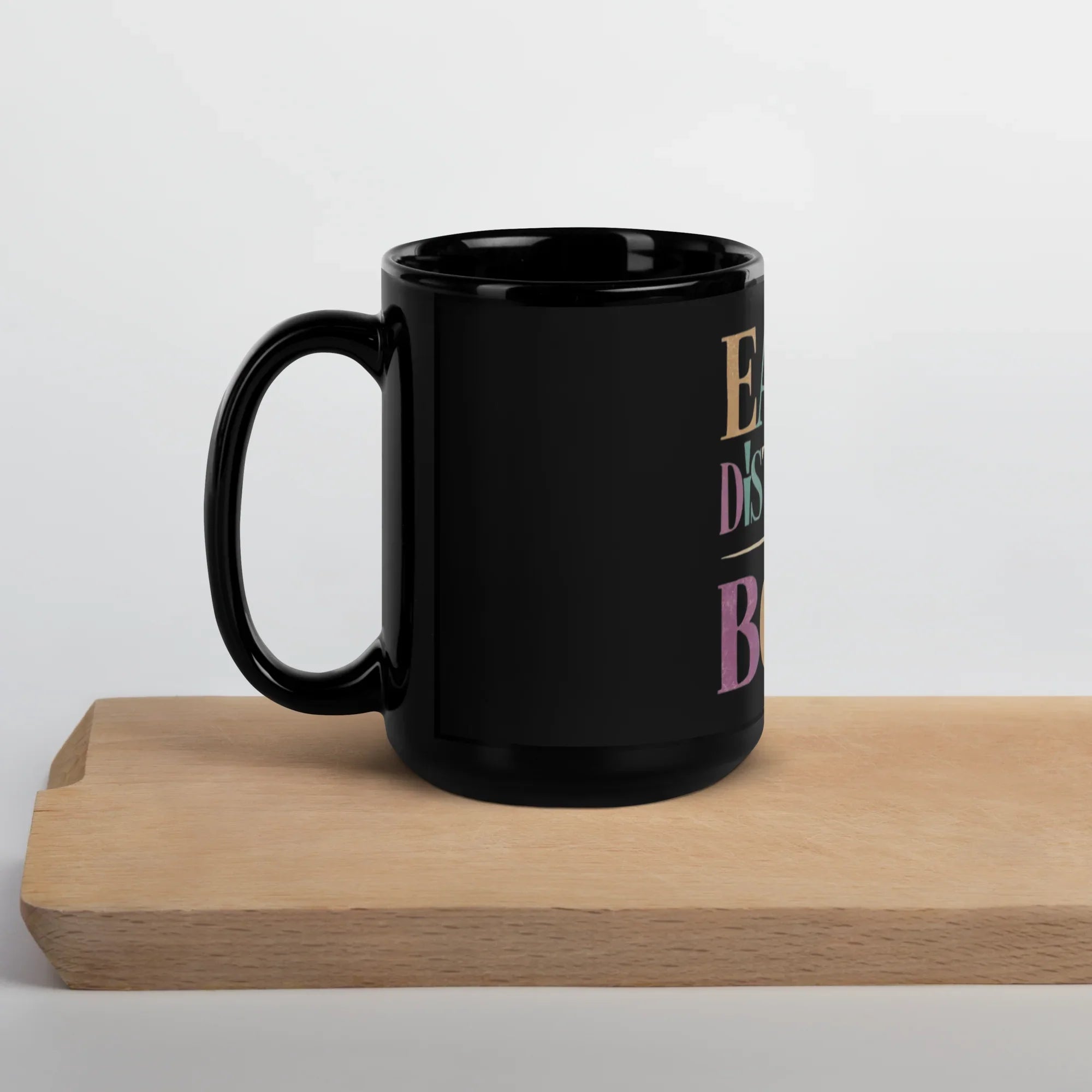 Black Coffee Mug for Readers – A Sleek & Stylish Book Lover Gift - RaZits