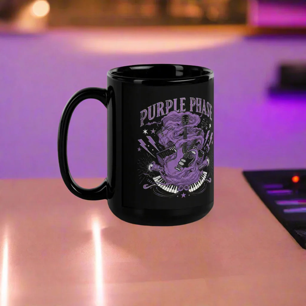 Purple Phase Rock & Roll Lightning Ceramic Cup - RaZits