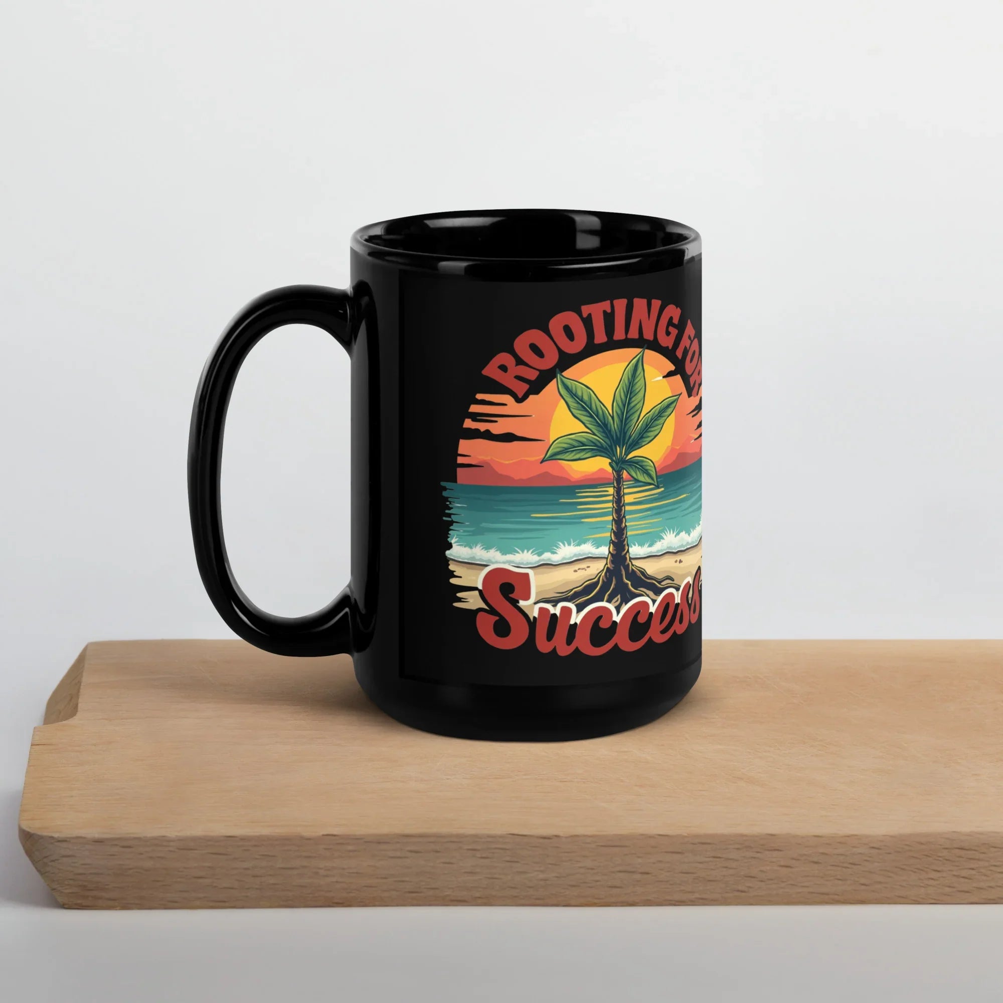 Motivational Mug – Rooting for Success Ceramic Coffee Cup - RaZits