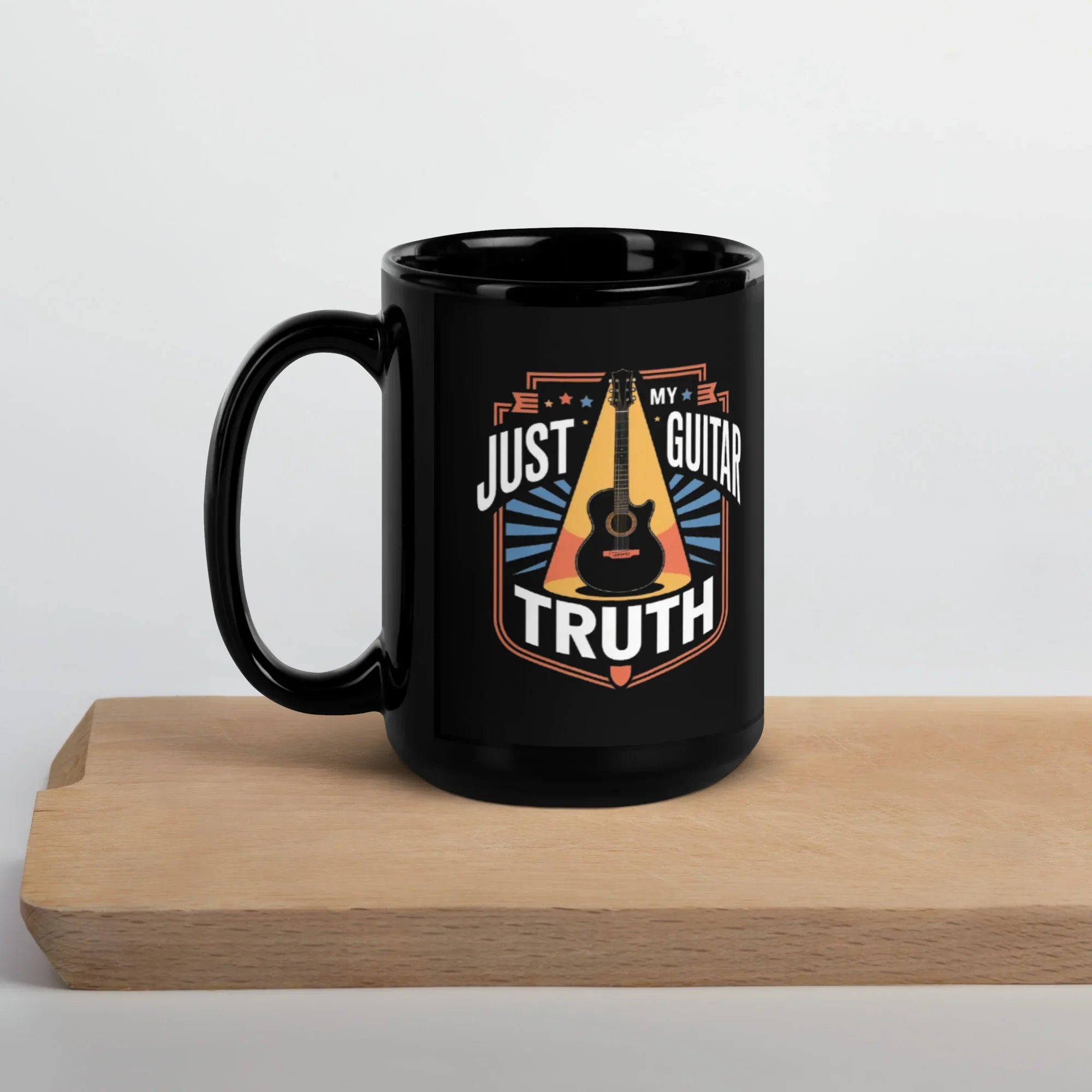 Just My Guitar Truth – Acoustic Music Lover Ceramic Mug - RaZits