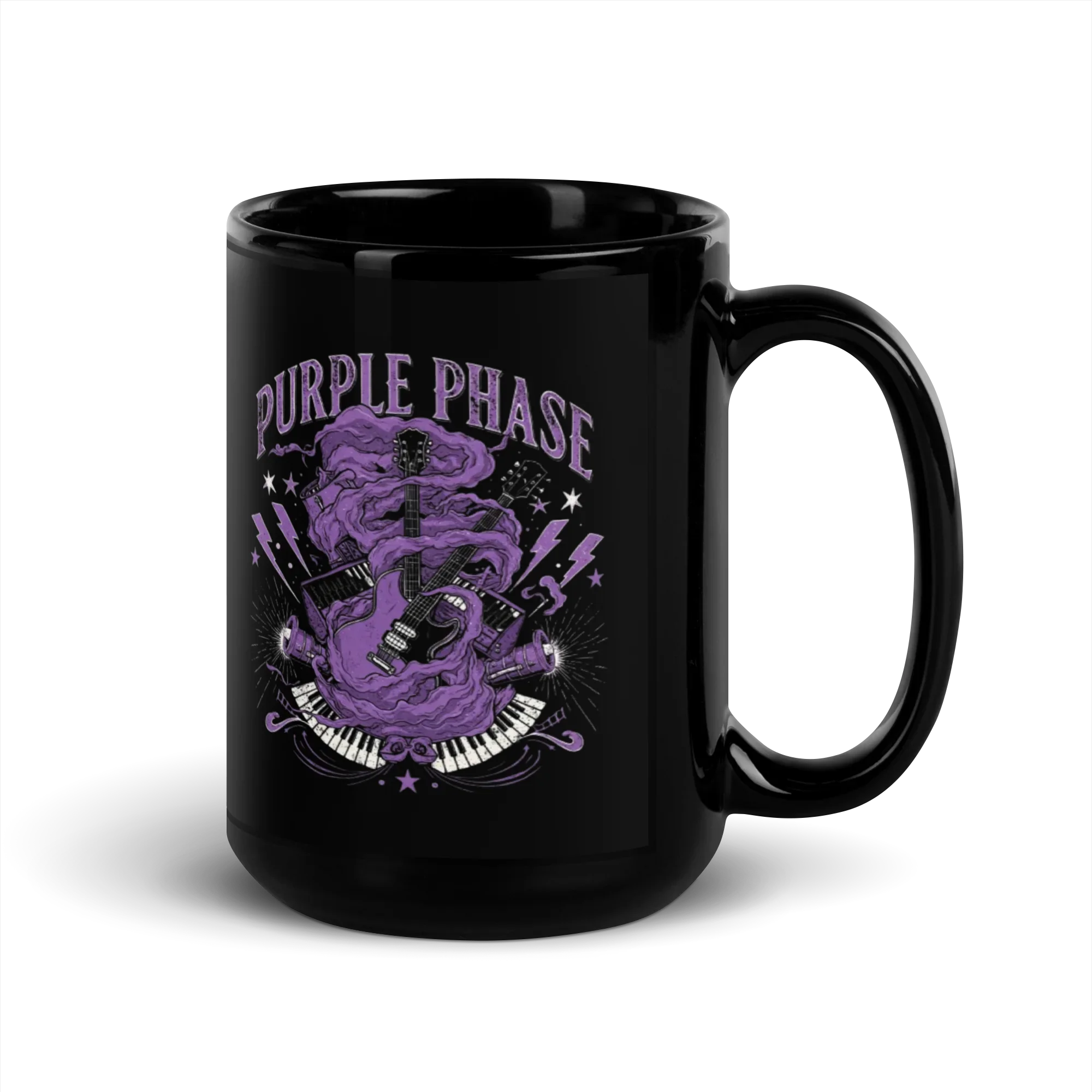 Purple Phase Rock & Roll Lightning Ceramic Cup - RaZits