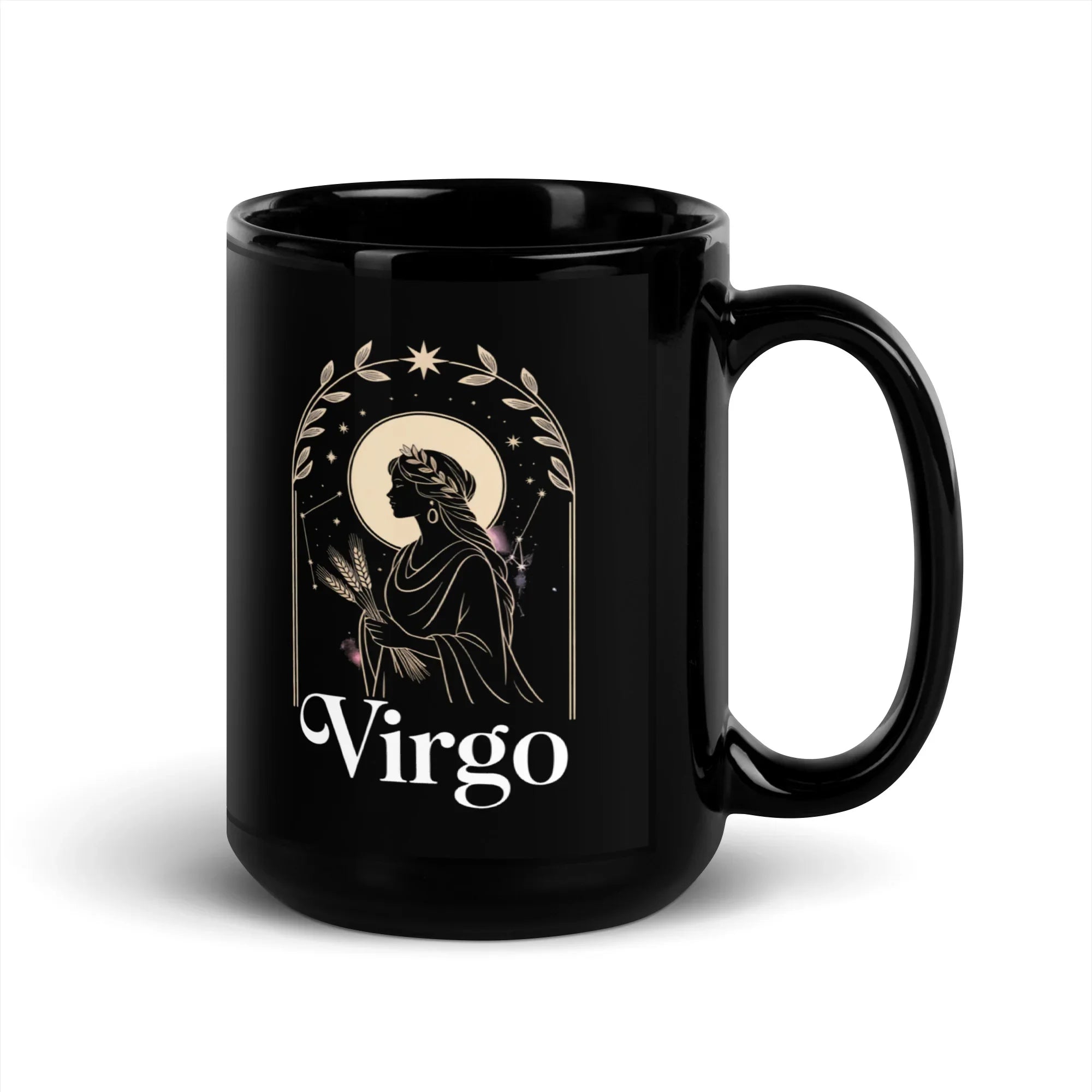 Virgo Zodiac Mug – Celestial Goddess Art - RaZits