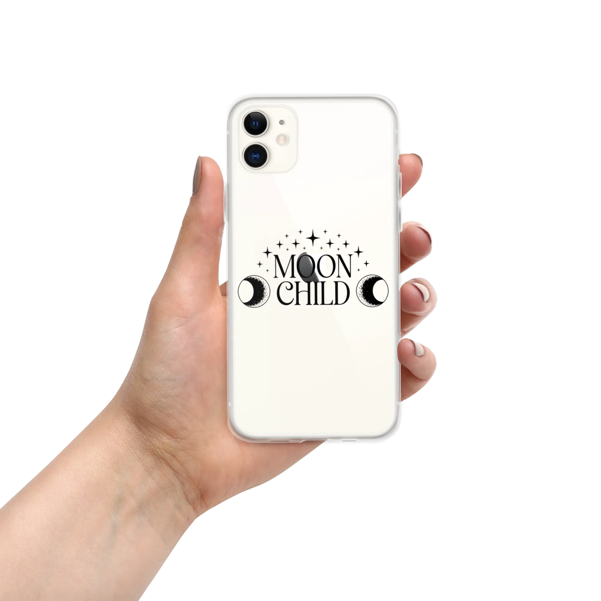 Moon Child iPhone Case – Lunar Phases & Stars - RaZits
