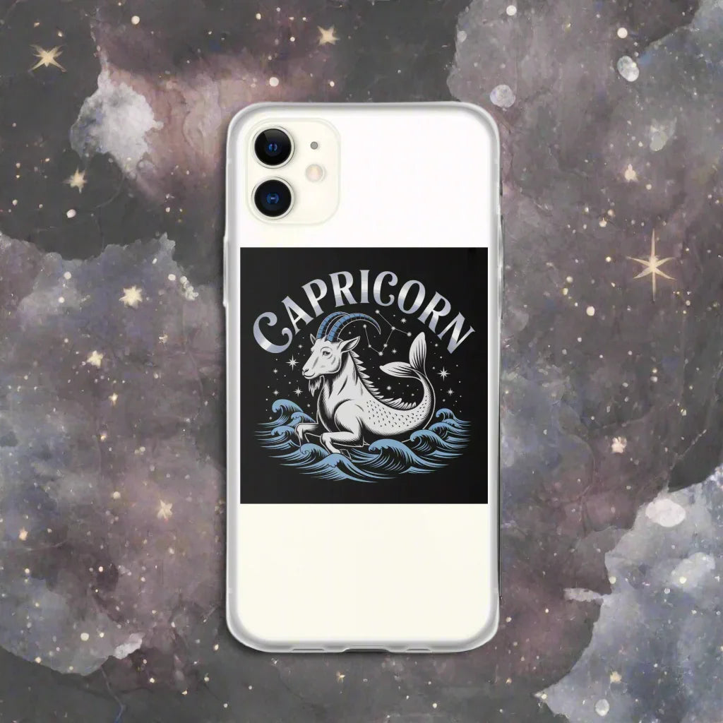 Capricorn iPhone Case – Sea Goat on the Stars - RaZits