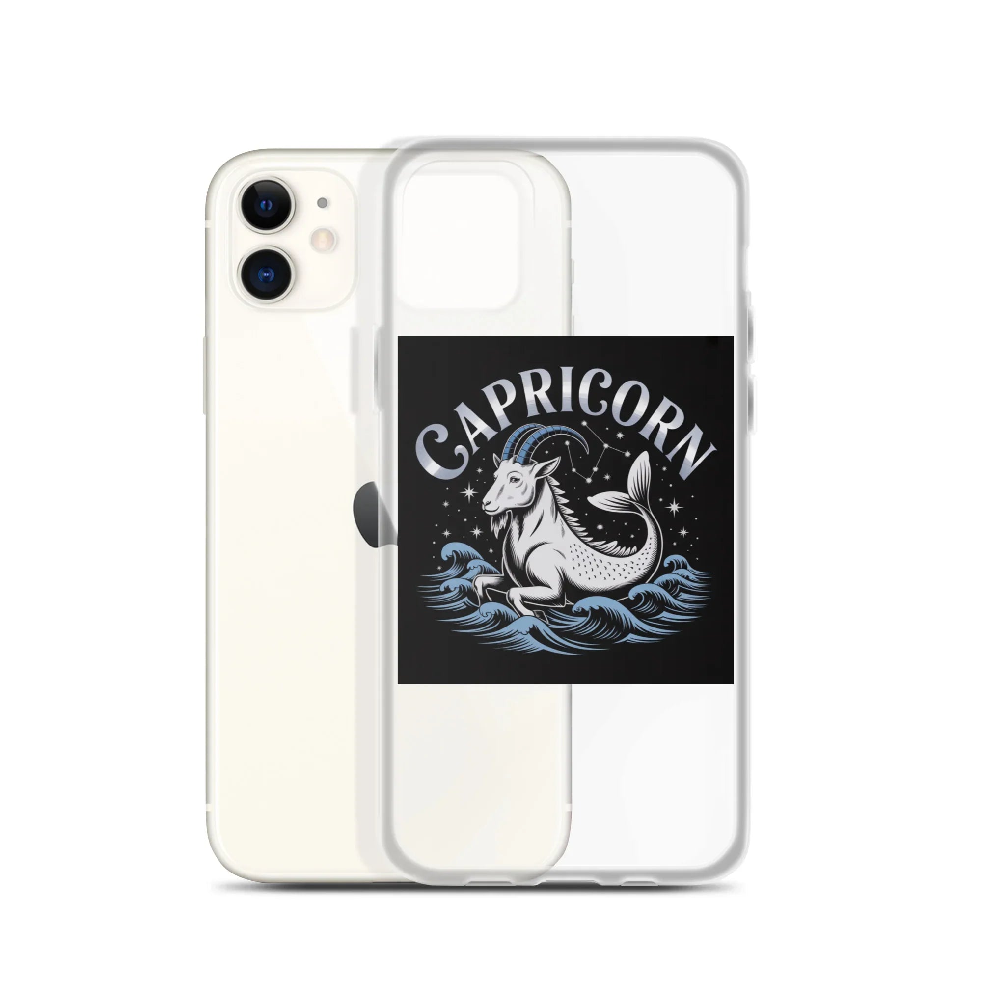 Capricorn iPhone Case – Sea Goat on the Stars - RaZits