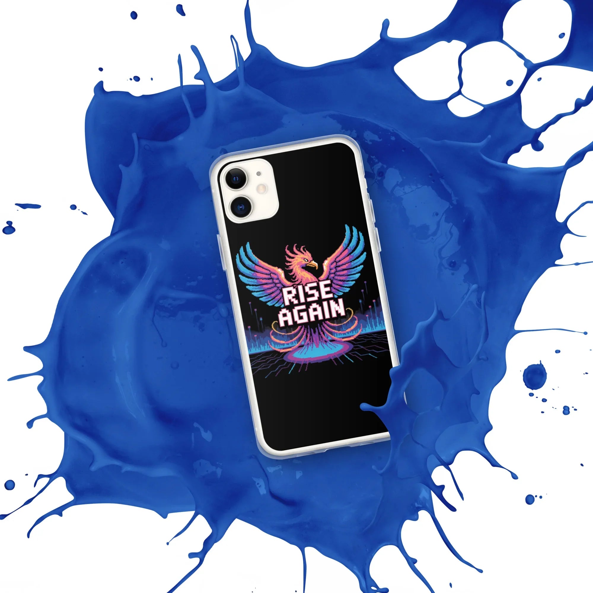 Rise Again Phoenix Pixel Gaming Phone Case - RaZits