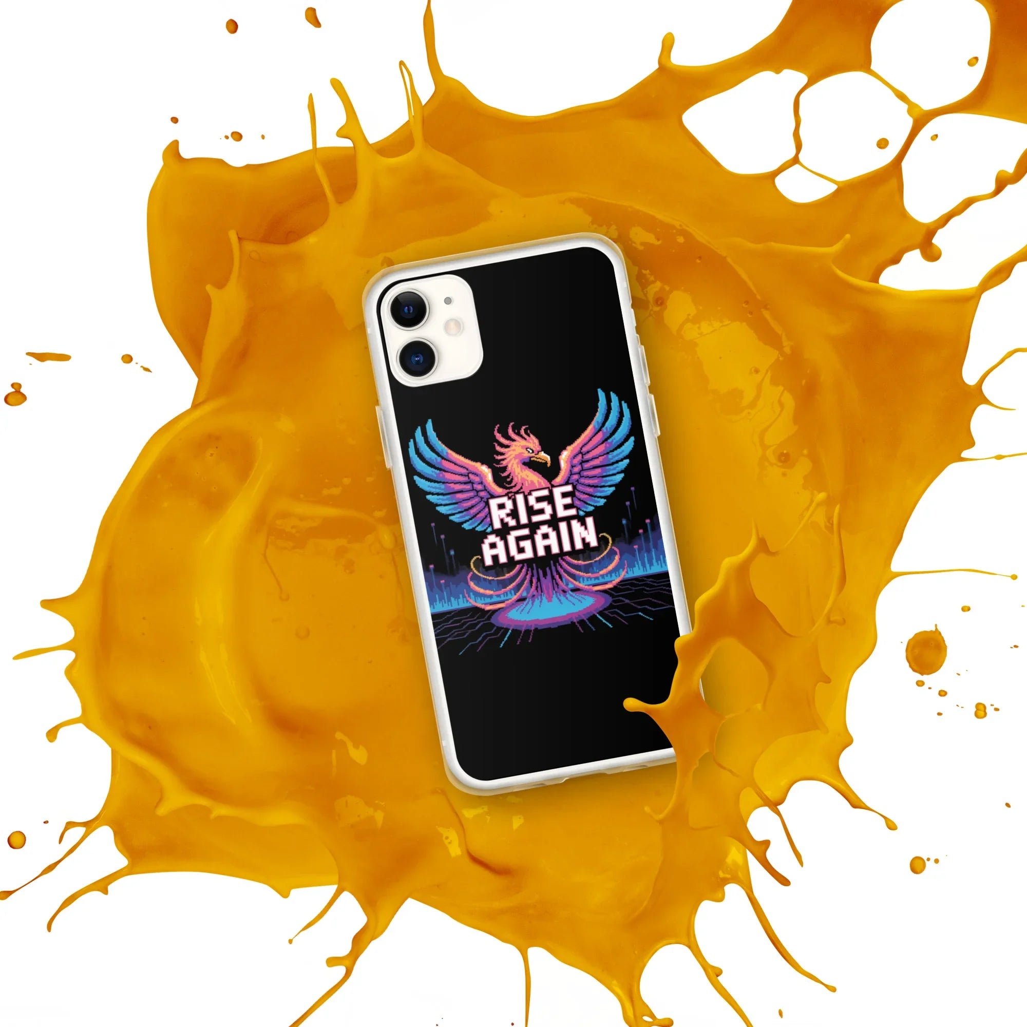 Rise Again Phoenix Pixel Gaming Phone Case - RaZits