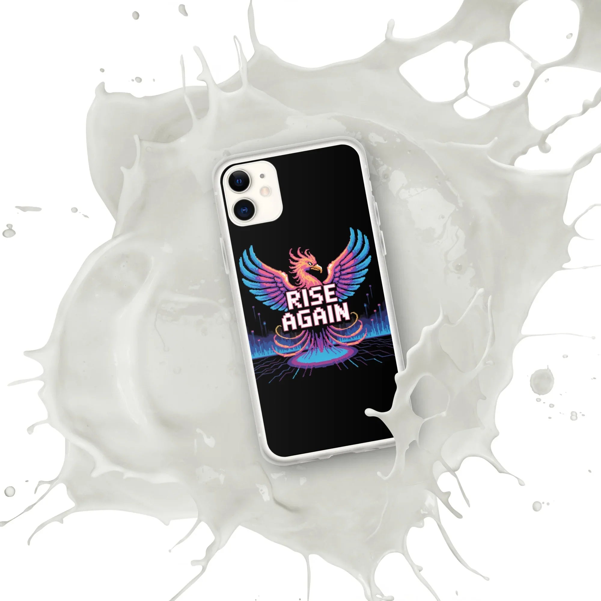 Rise Again Phoenix Pixel Gaming Phone Case - RaZits