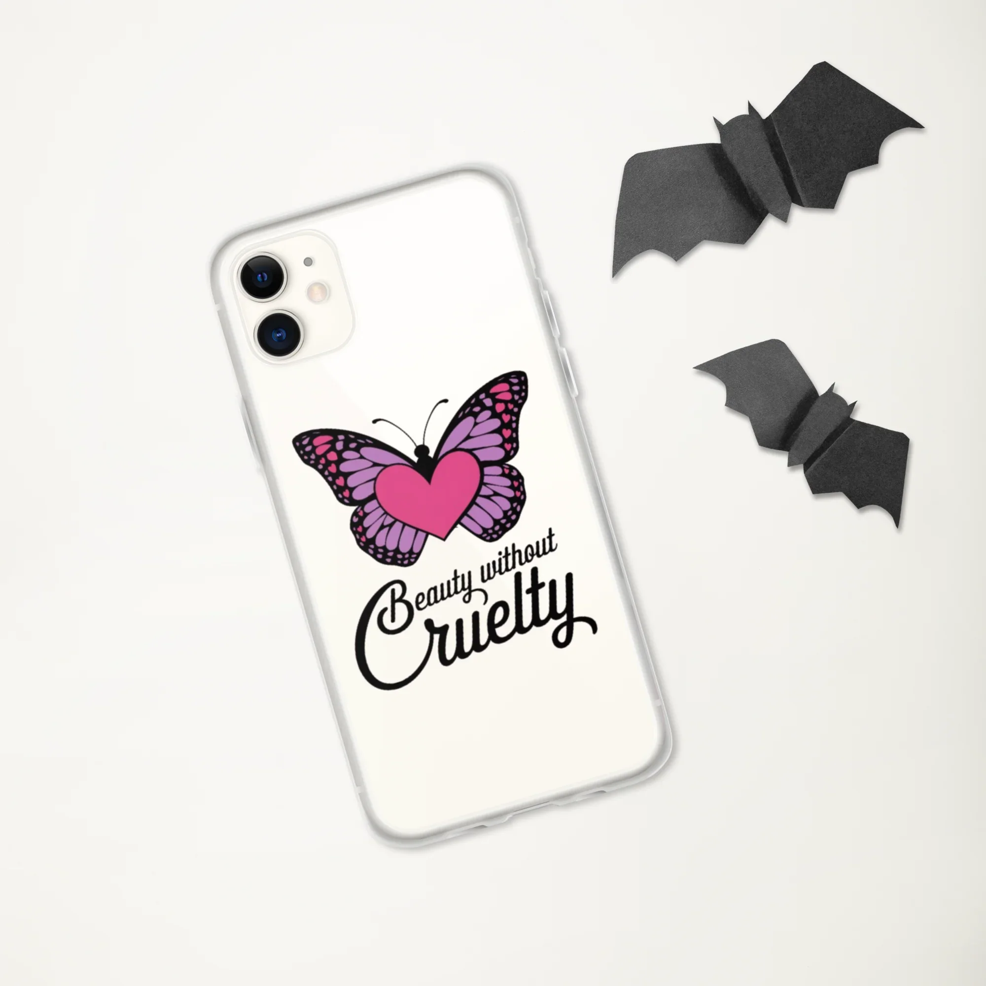 Beauty Without Cruelty Sticker – Pink & Purple Butterfly Decal - RaZits