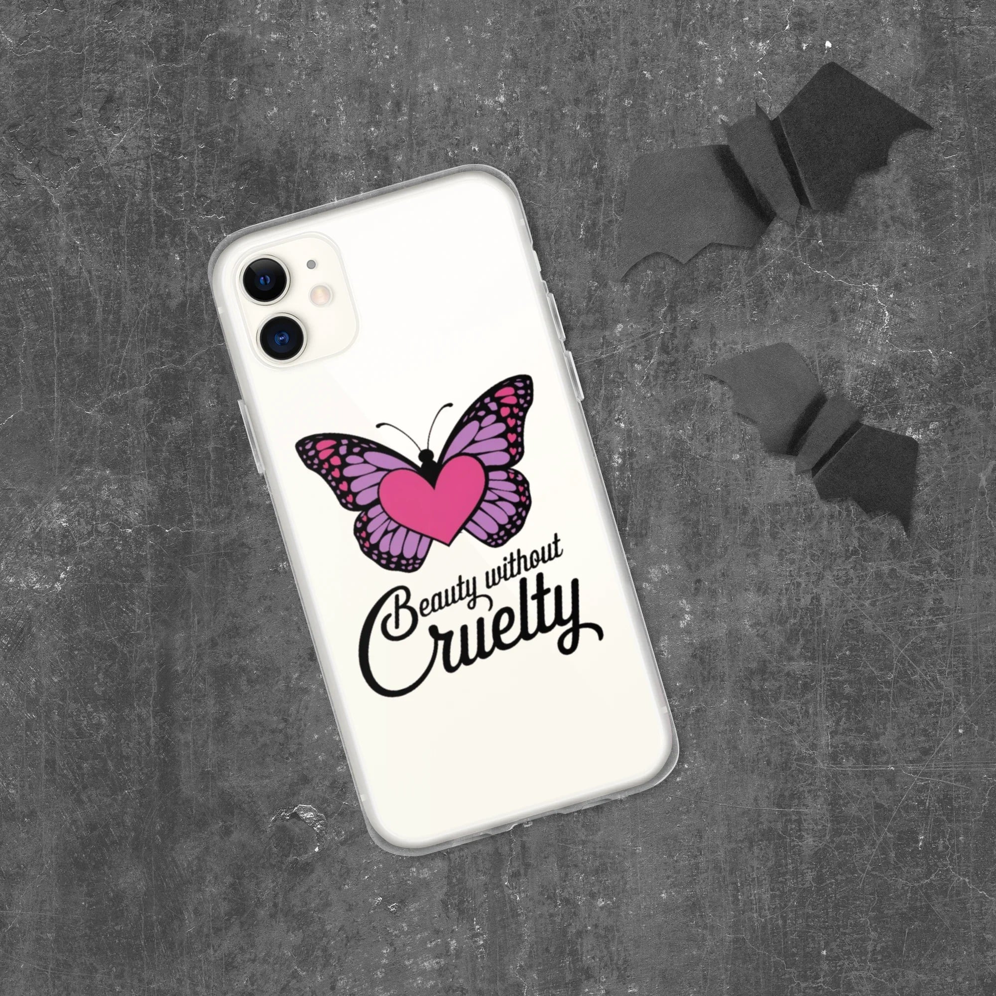 Beauty Without Cruelty Sticker – Pink & Purple Butterfly Decal - RaZits