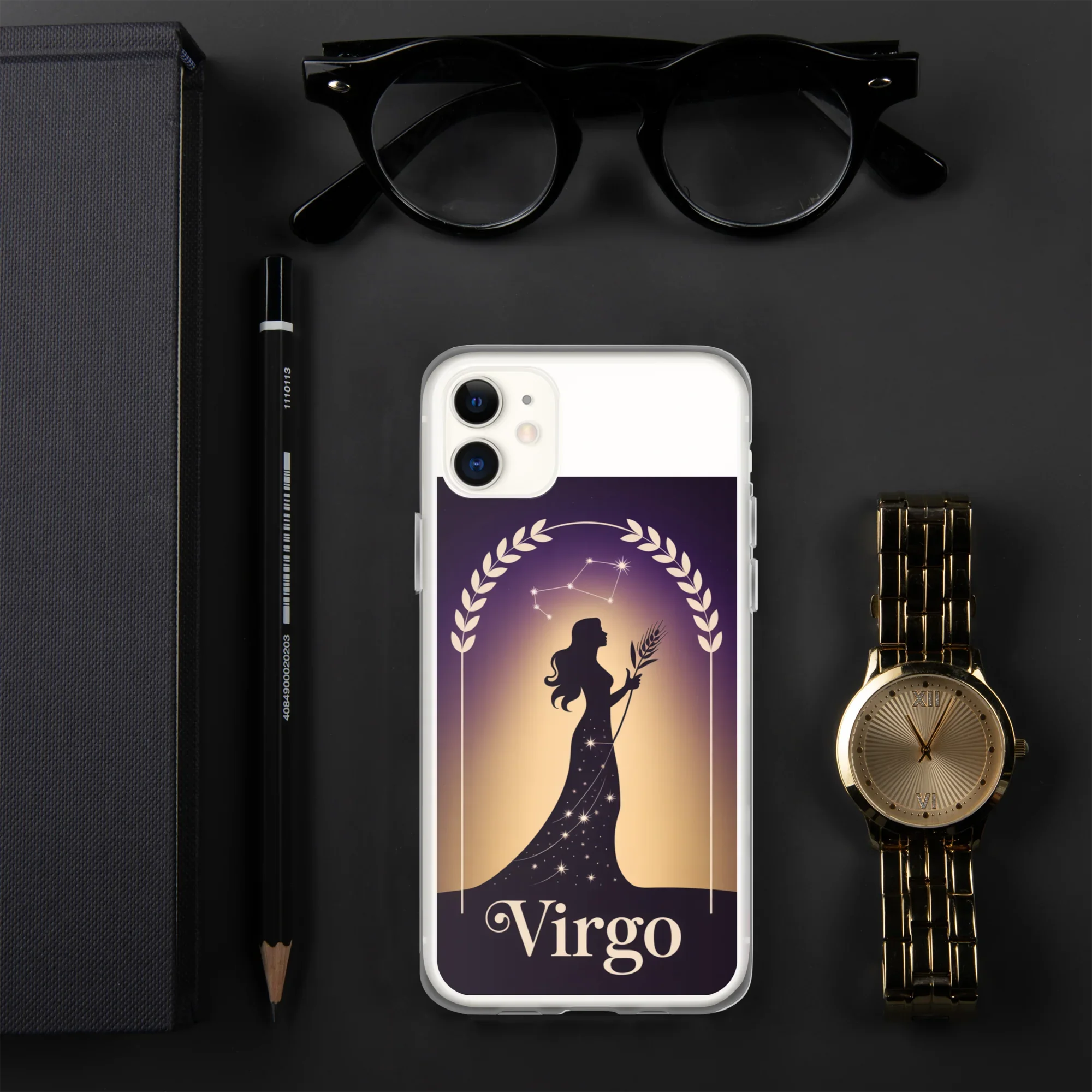 Virgo iPhone Case – Celestial Goddess Silhouette - RaZits