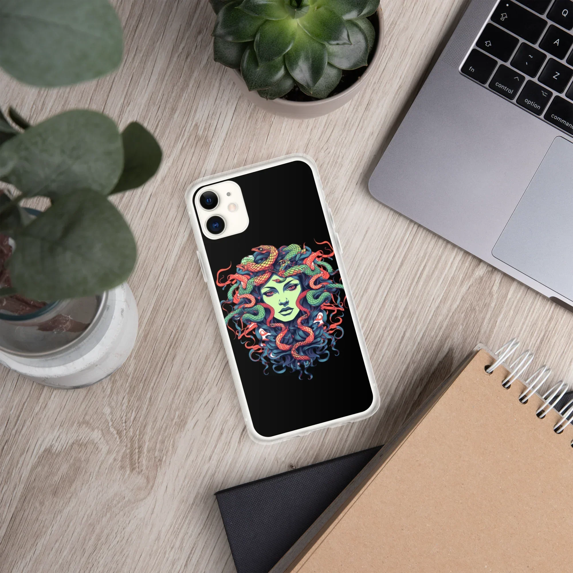 Medusa iPhone Case – Colorful Mythical Art Phone Cover - RaZits