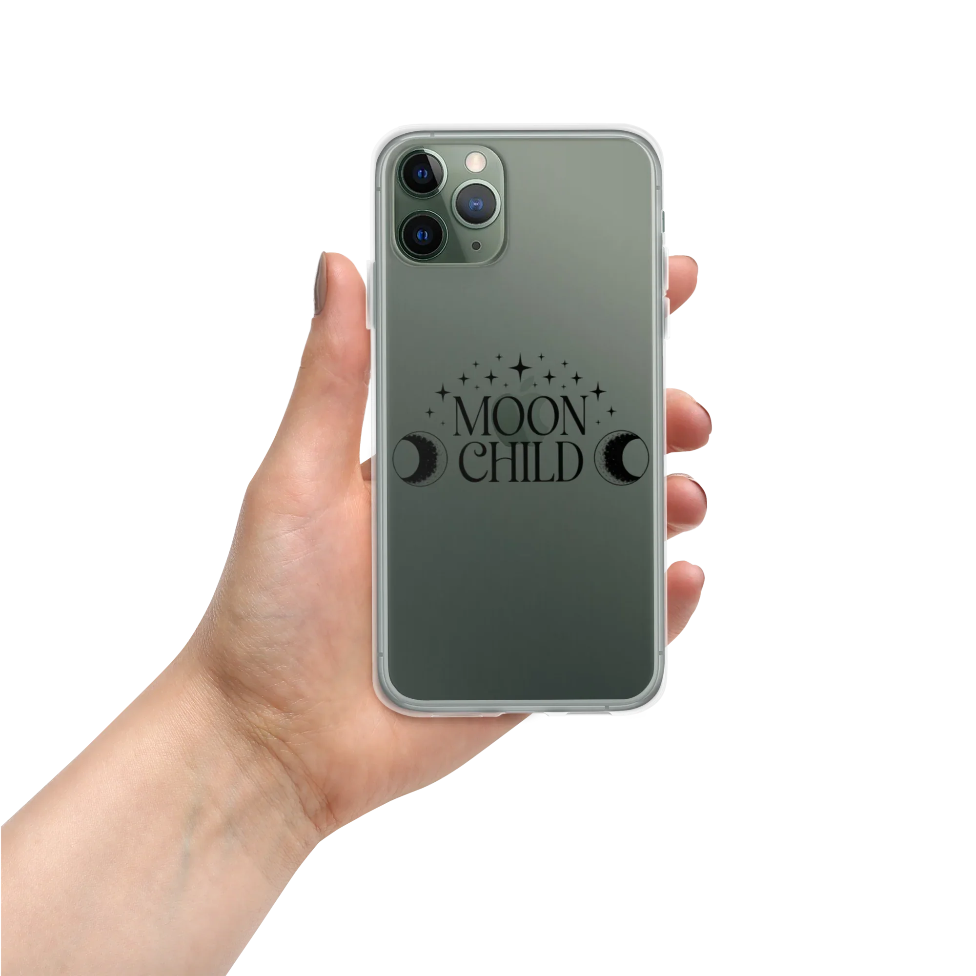 Moon Child iPhone Case – Lunar Phases & Stars - RaZits